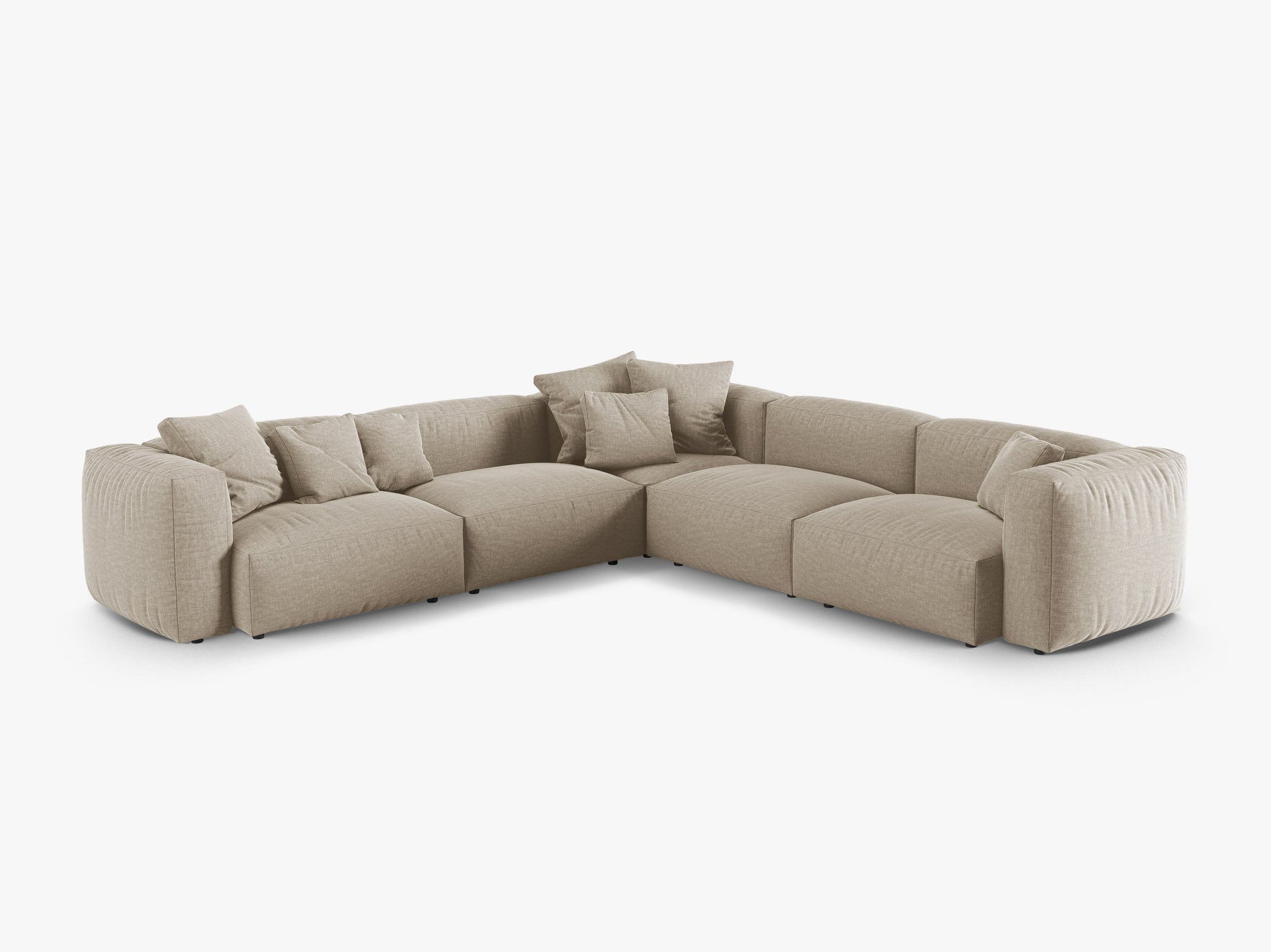 Martina Structured fabric (Botoffee) / Light beige 0