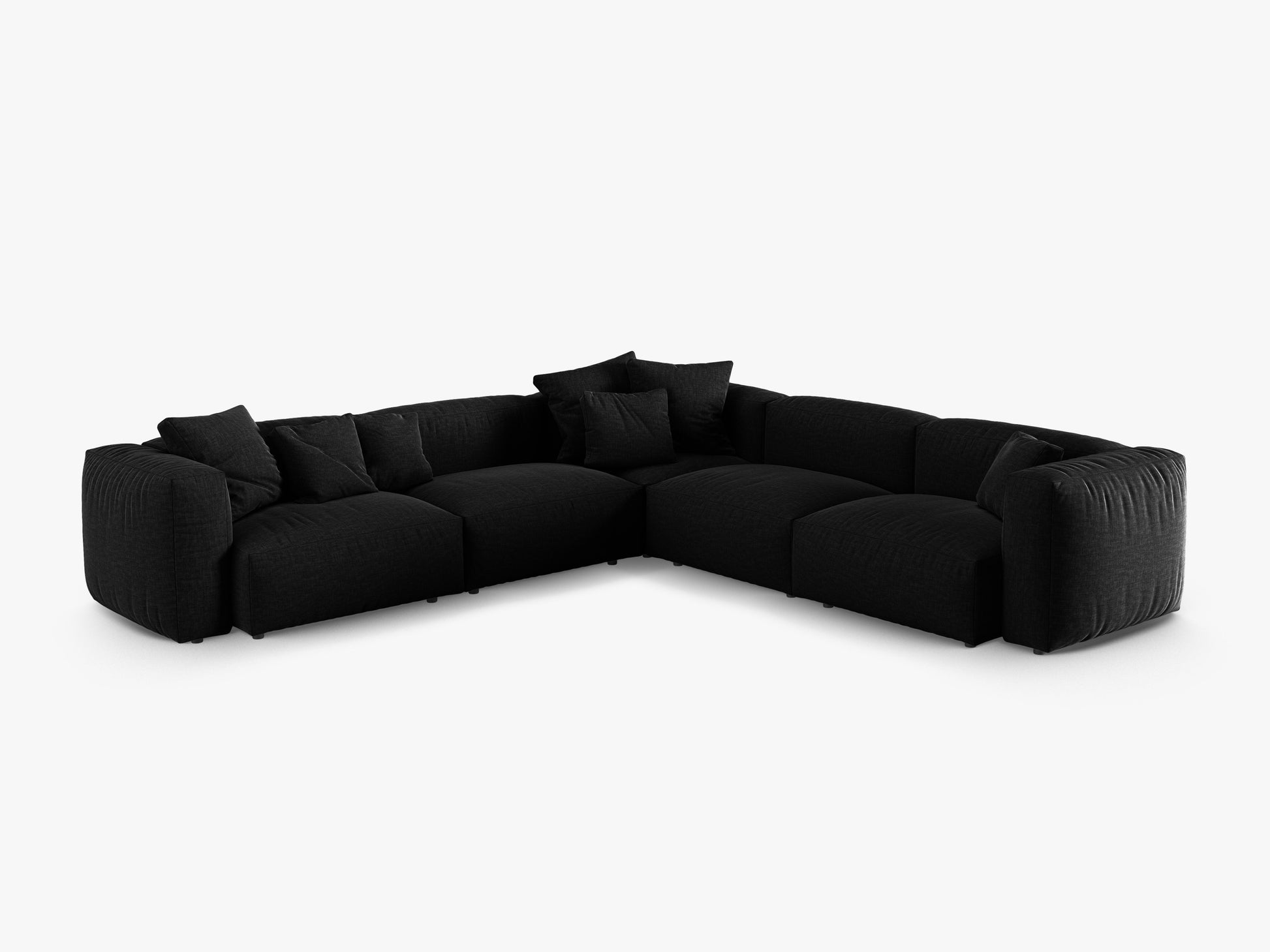Martina Structured fabric (Boblack) / Black 0