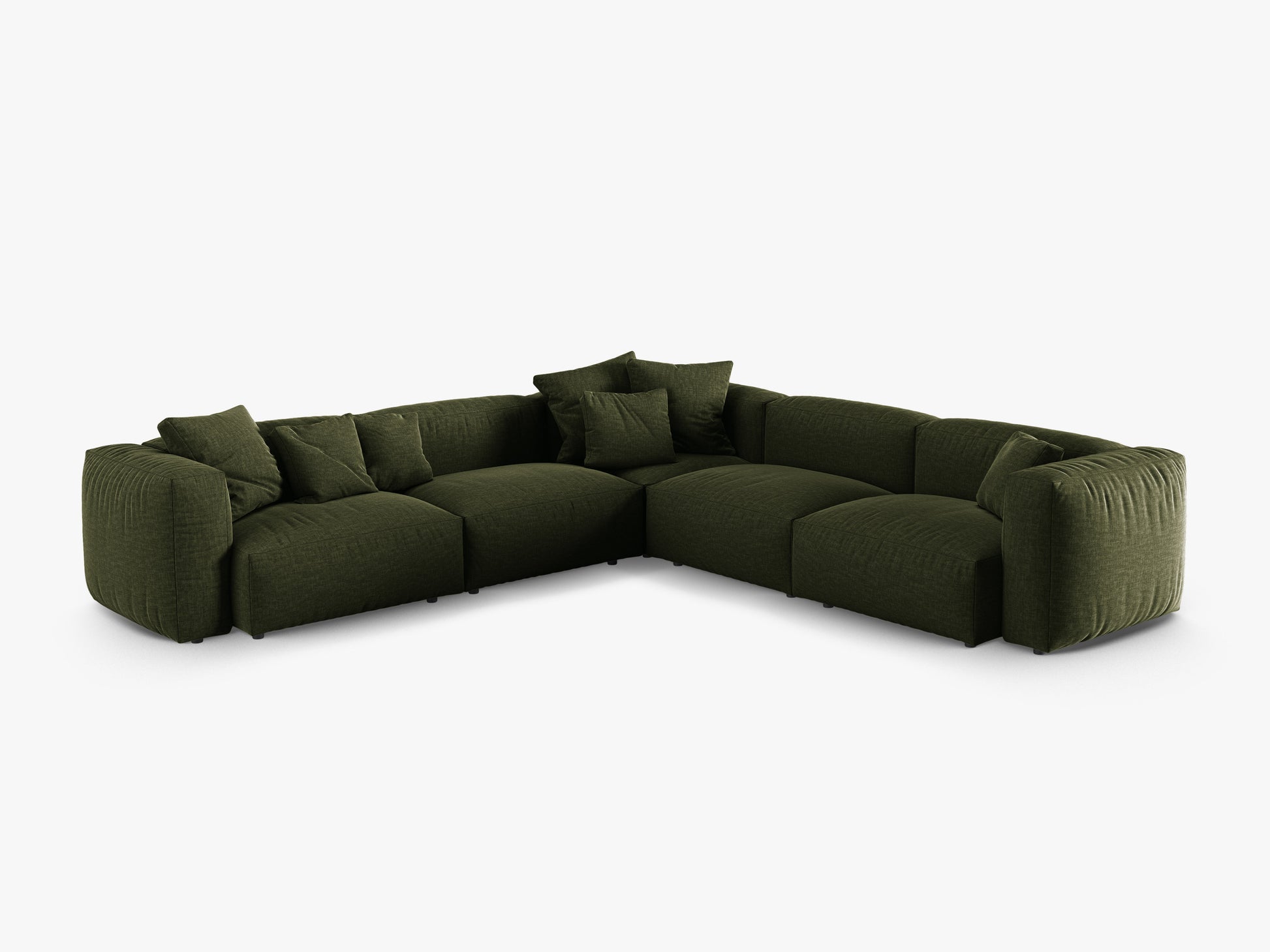Martina Structured fabric (Bofores) / Green 0