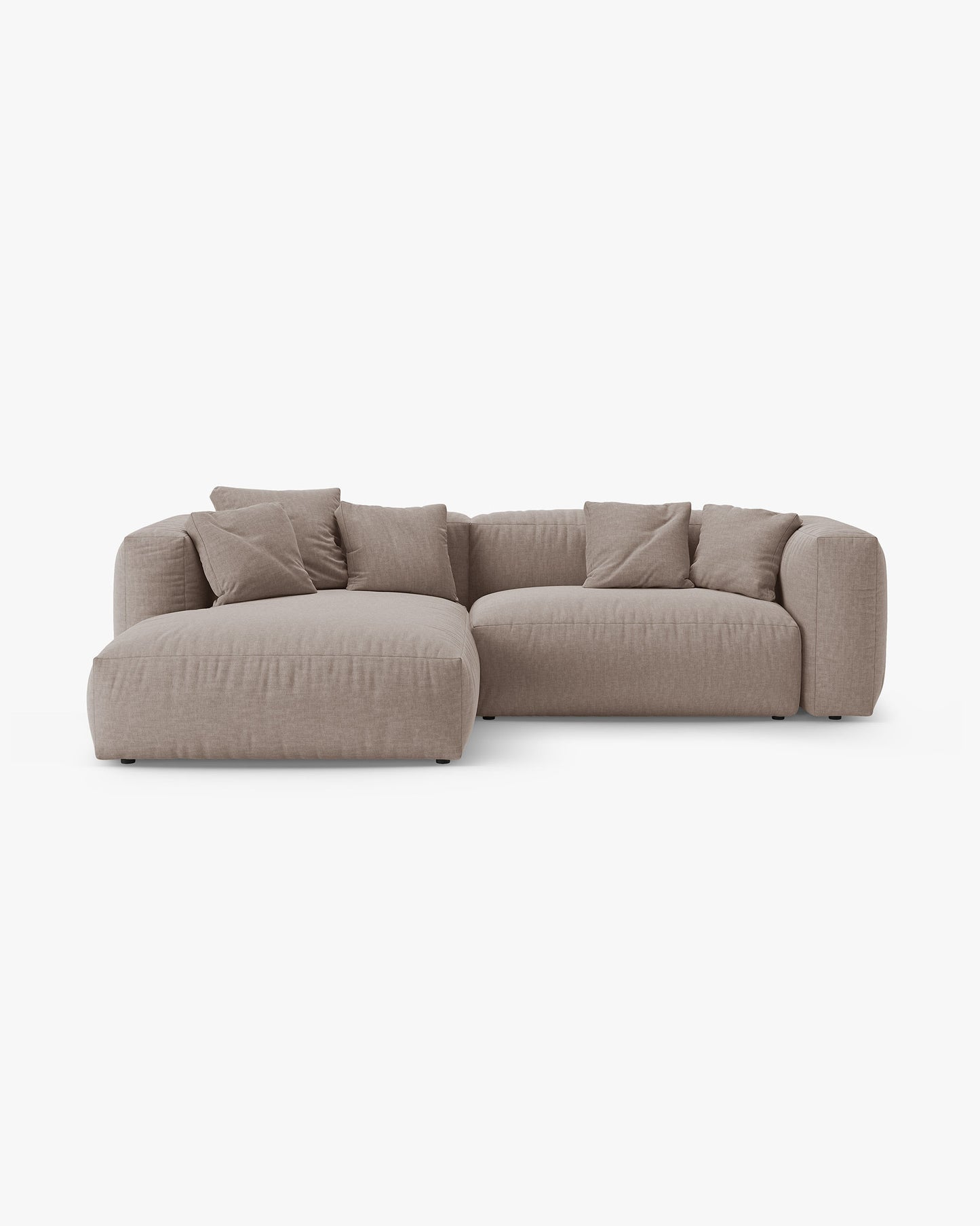 Martina Structured fabric (Botruf) / Dark beige 0