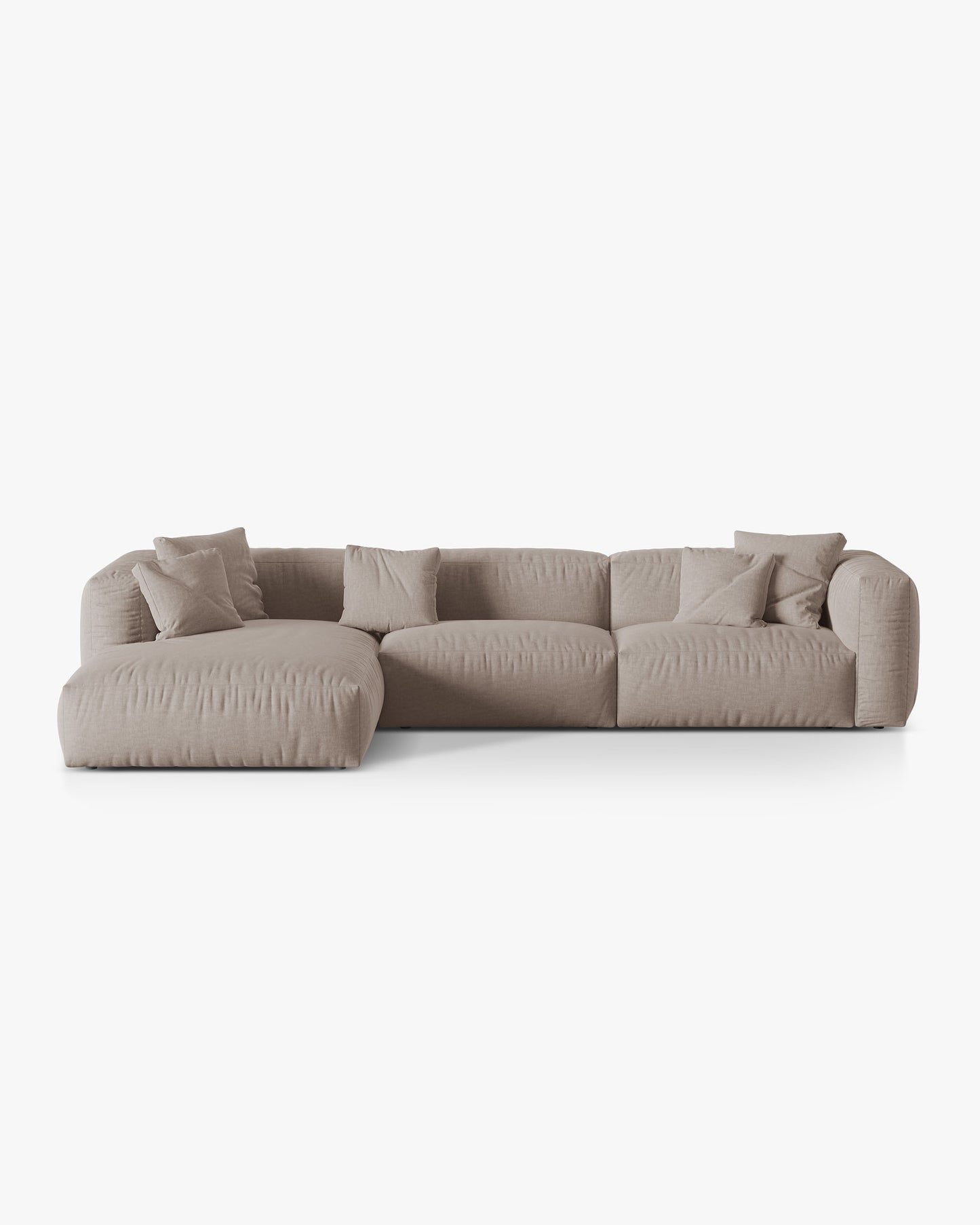 Martina Structured fabric (Botruf) / Dark beige 0