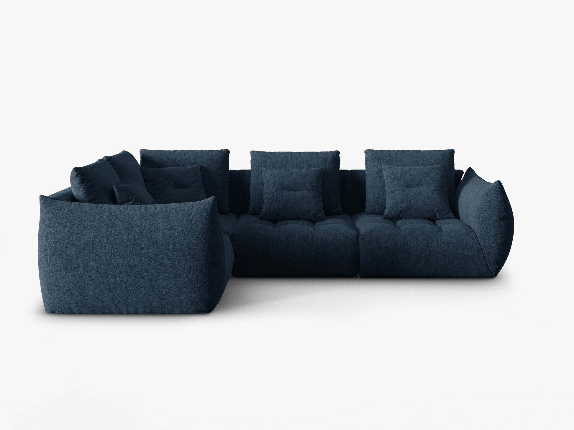 Bloom Structured fabric (Win77) / Navy blue 0