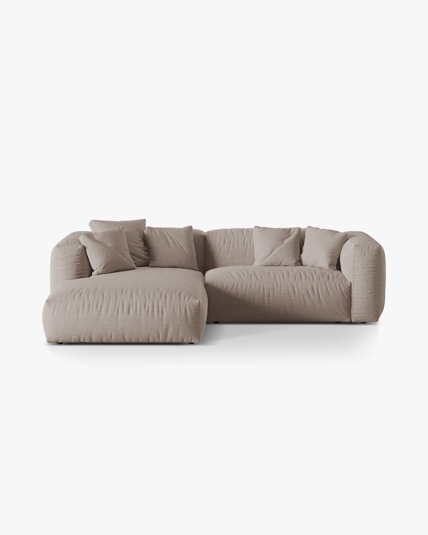 Martina Structured fabric (Botruf) / Dark beige 0