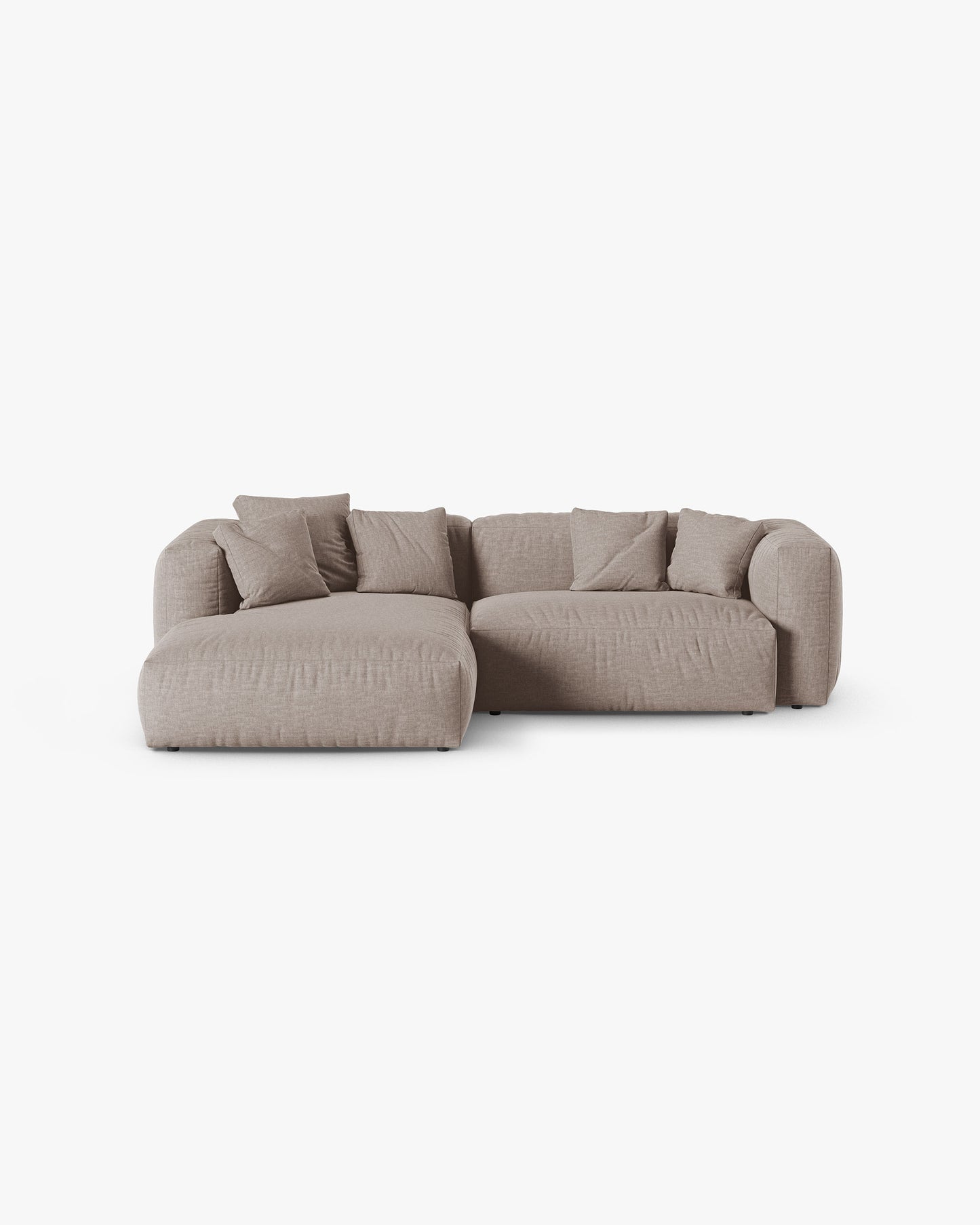 Martina Structured fabric (Botruf) / Dark beige 0
