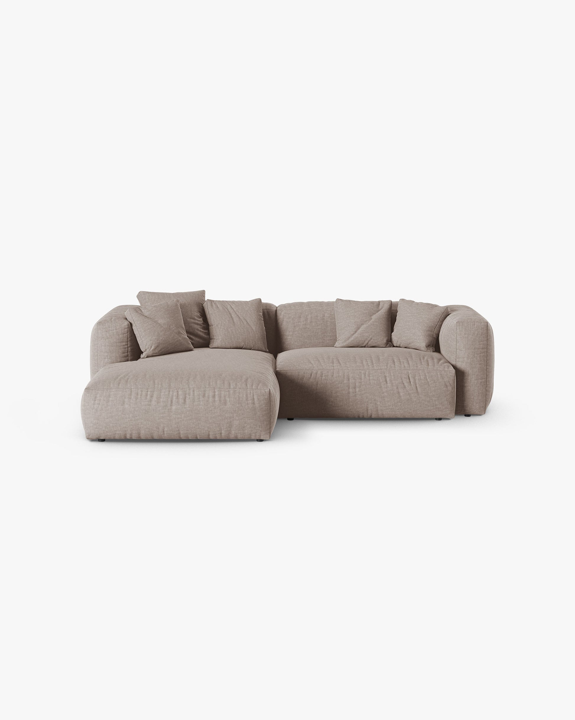 Martina Structured fabric (Botruf) / Dark beige 0