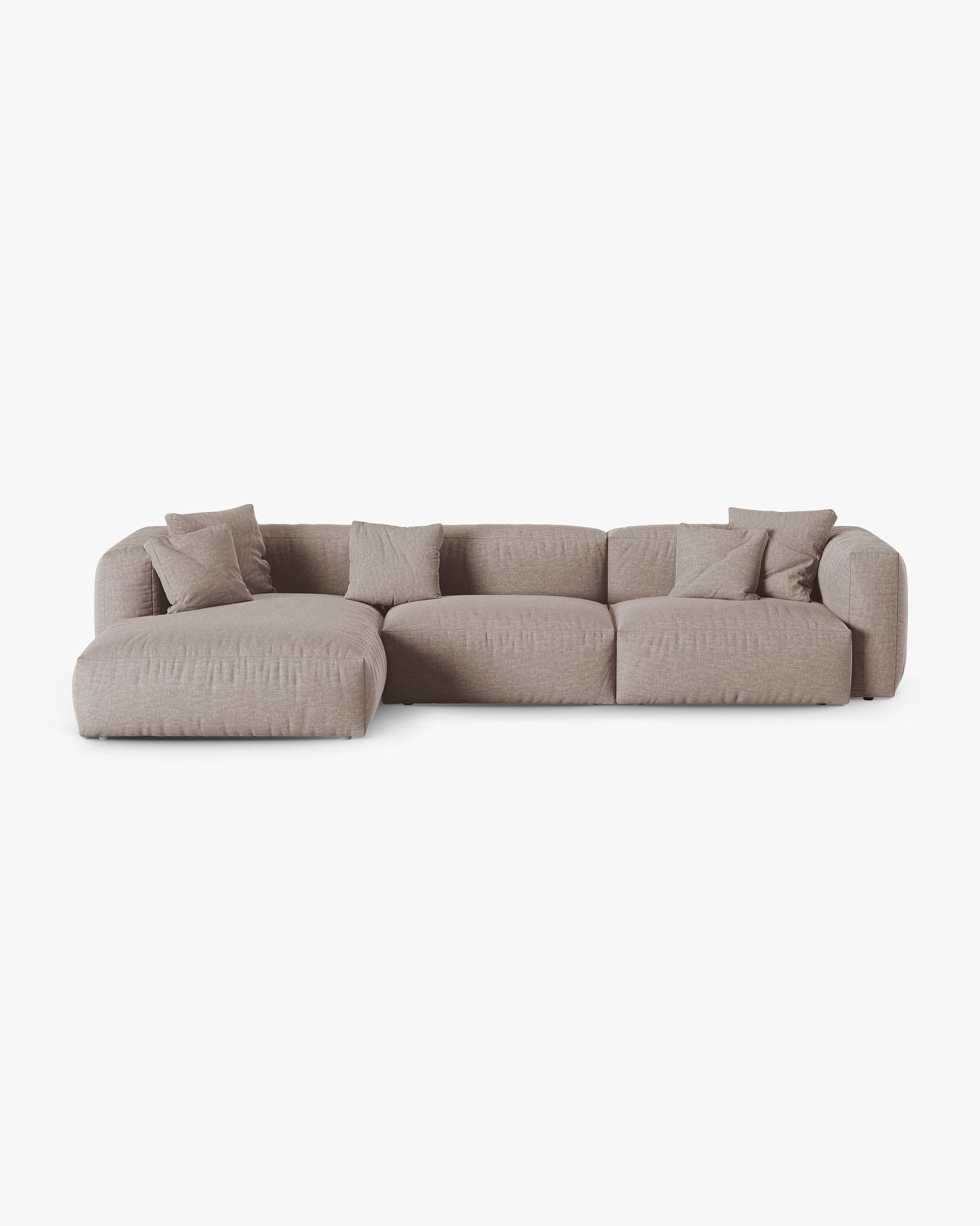 Martina Structured fabric (Botruf) / Dark beige 0