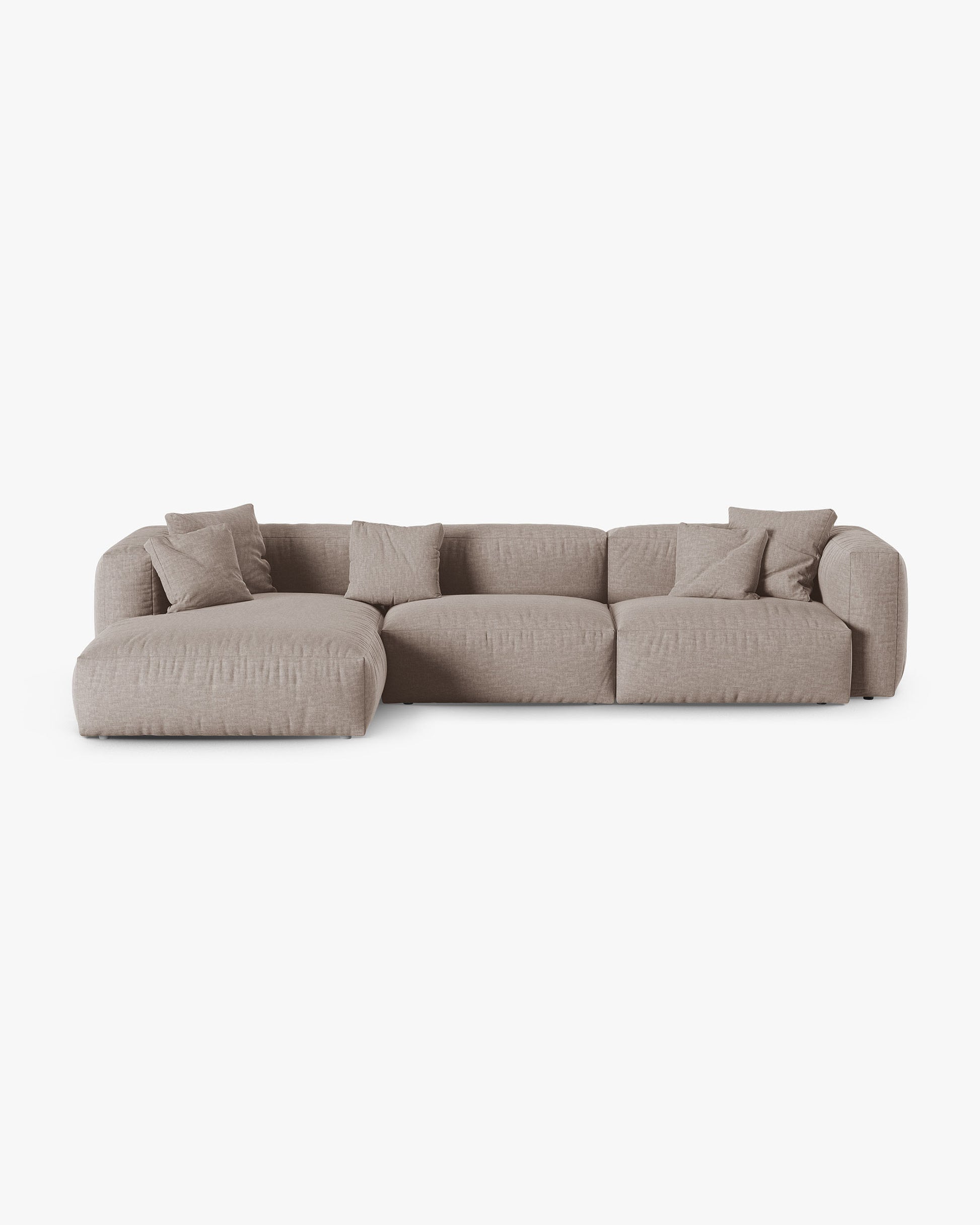 Martina Structured fabric (Botruf) / Dark beige 0