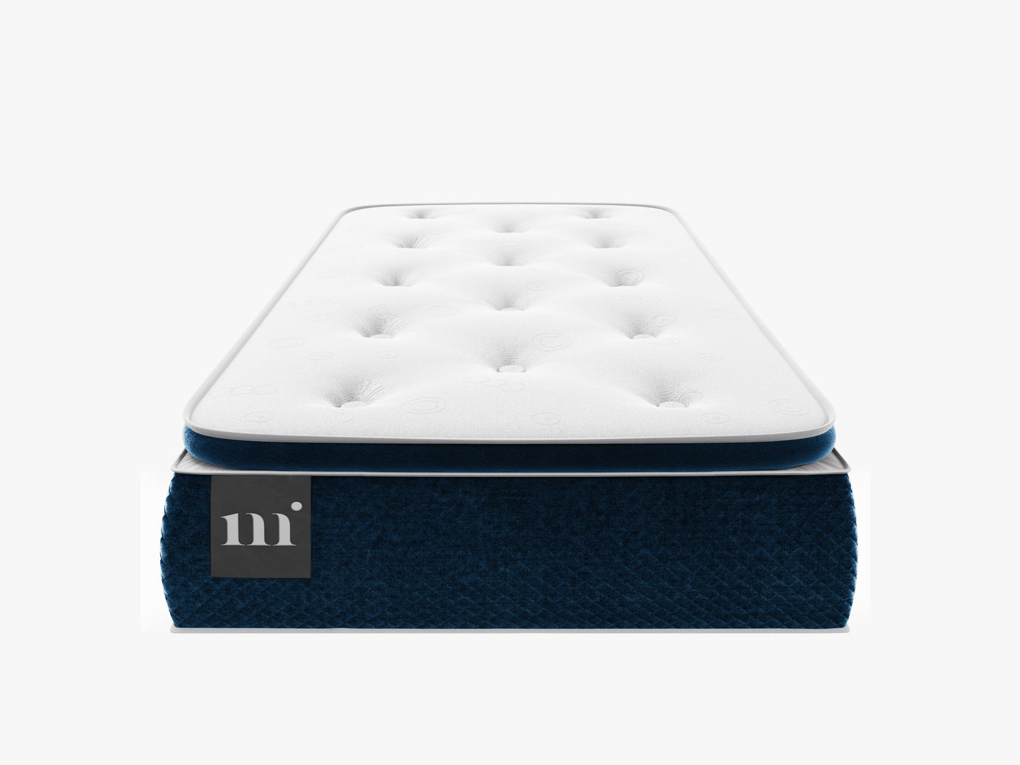 Beni Structured fabric (Primon77) / White and blue 0