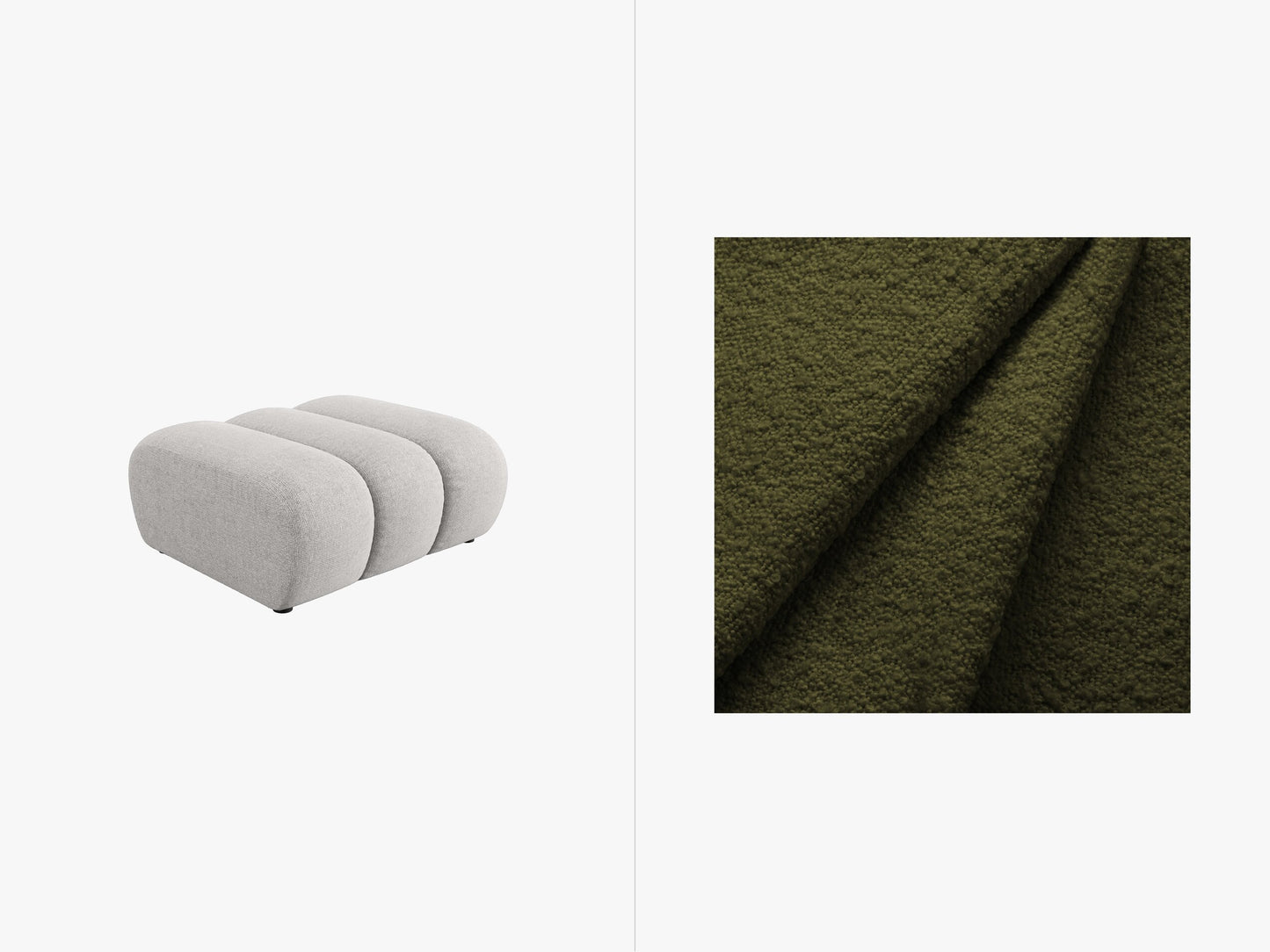 Lupine Boucle (Bal2090) / Dark olive green 0