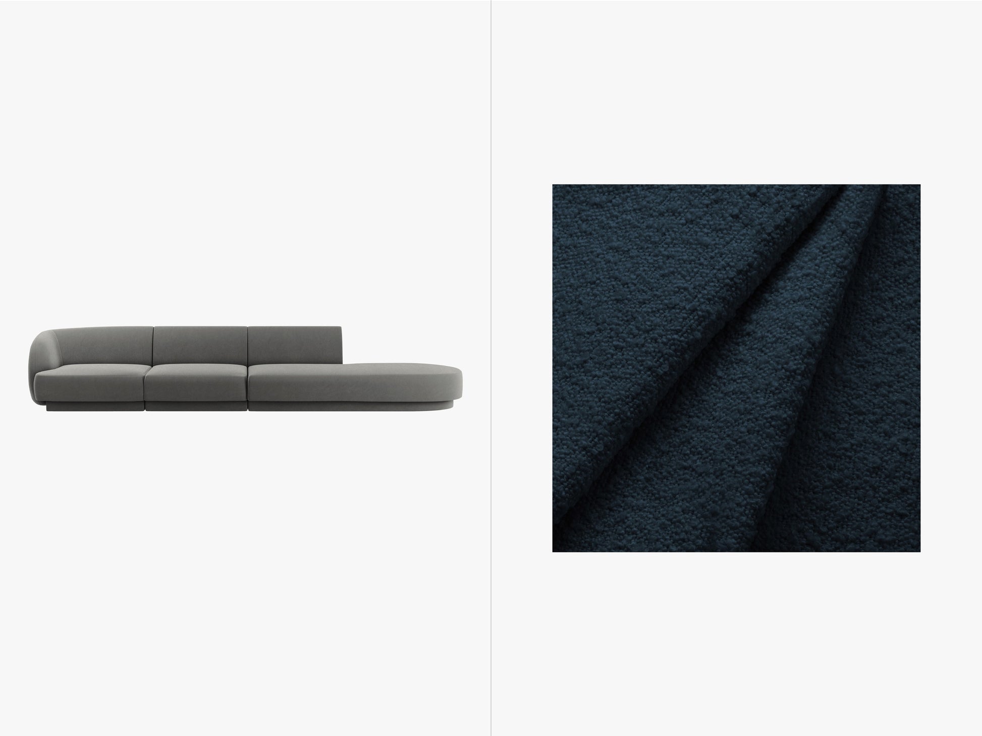 Miley Boucle (Bal2088) / Dark blue 0