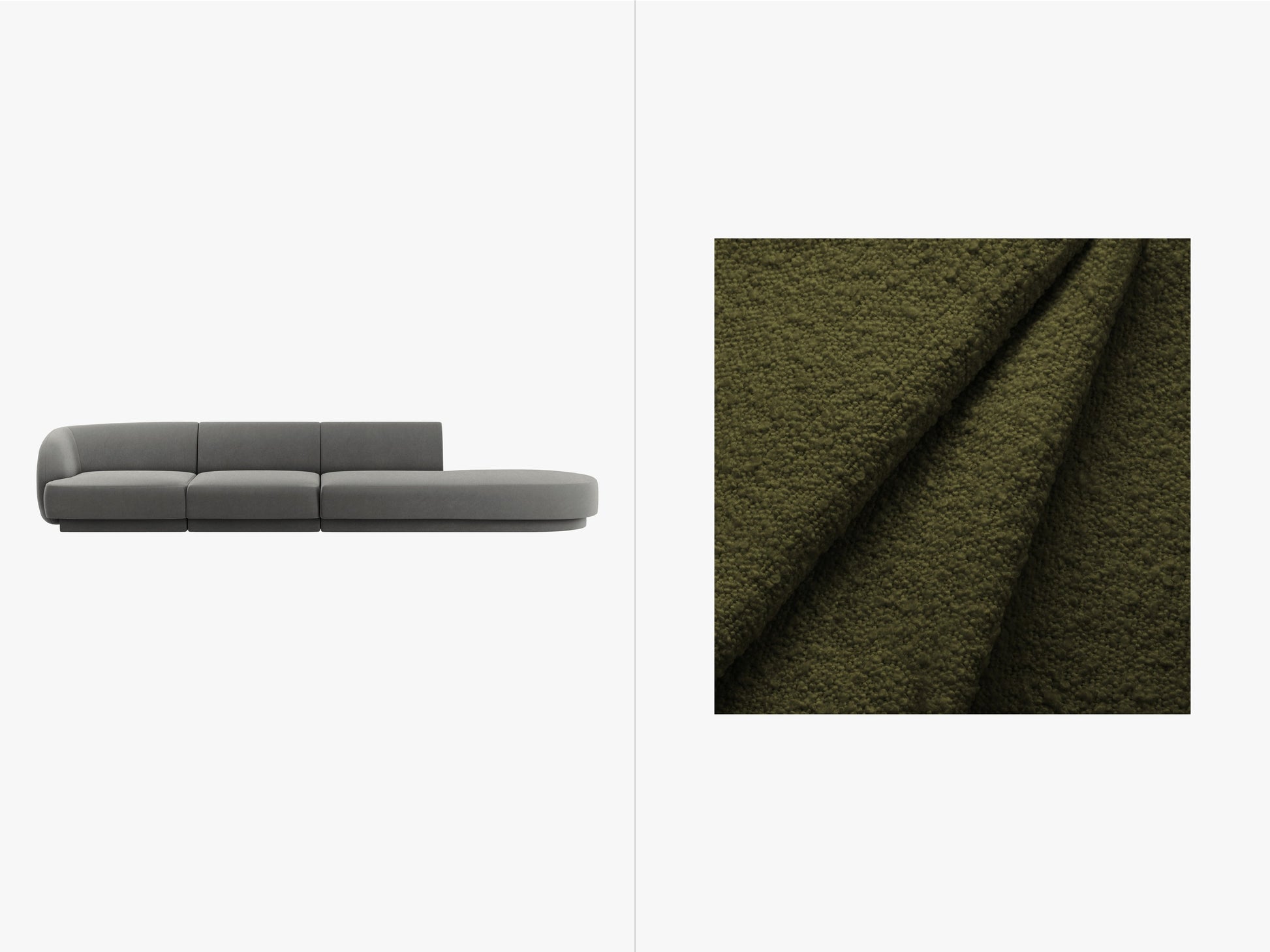 Miley Boucle (Bal2090) / Dark olive green 0