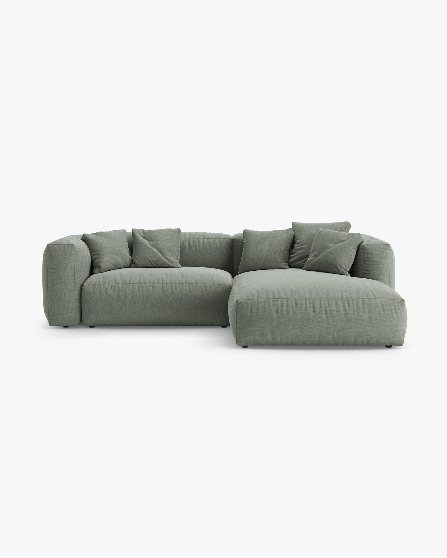 Martina Structured fabric (Bowagreen) / Moss green 0
