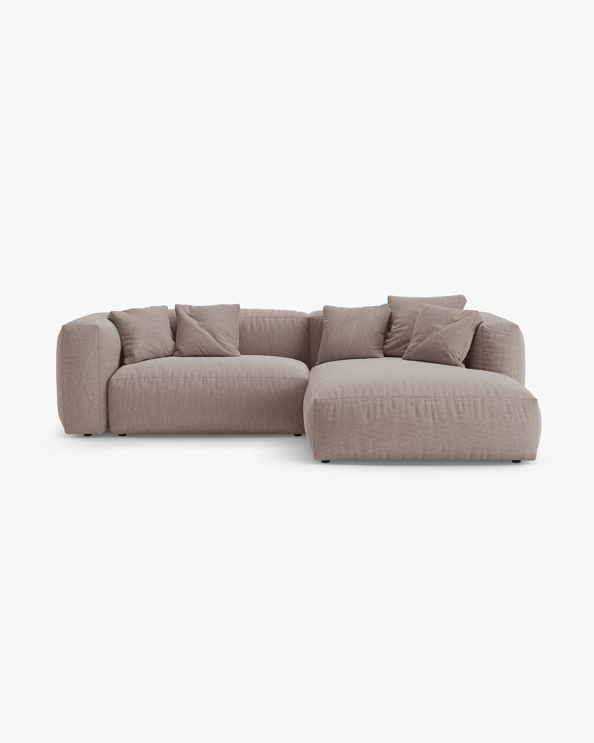 Martina Structured fabric (Botruf) / Dark beige 0