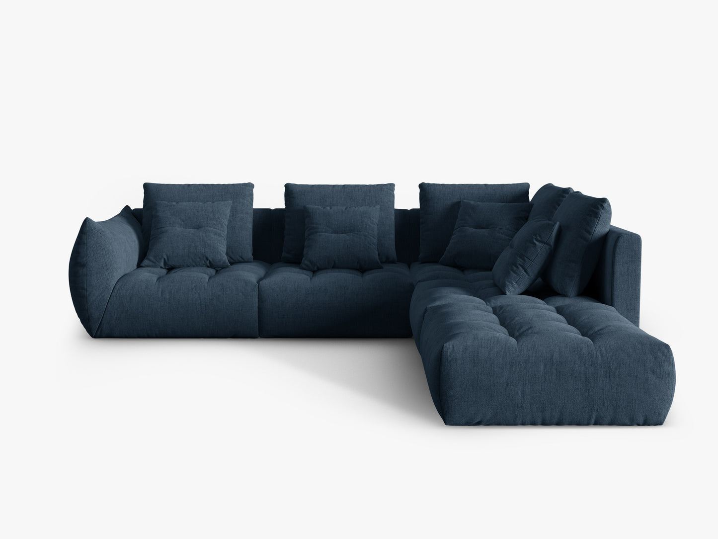 Bloom Structured fabric (Win77) / Navy blue 0