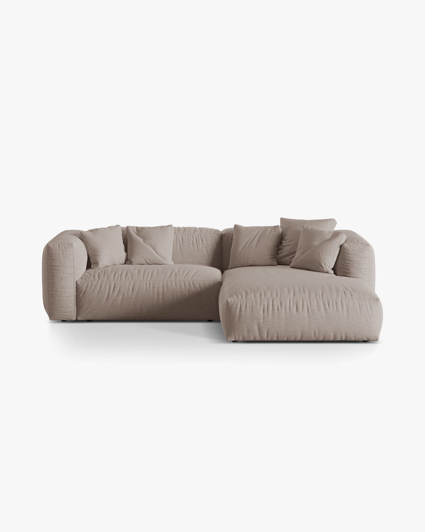Martina Structured fabric (Botruf) / Dark beige 0