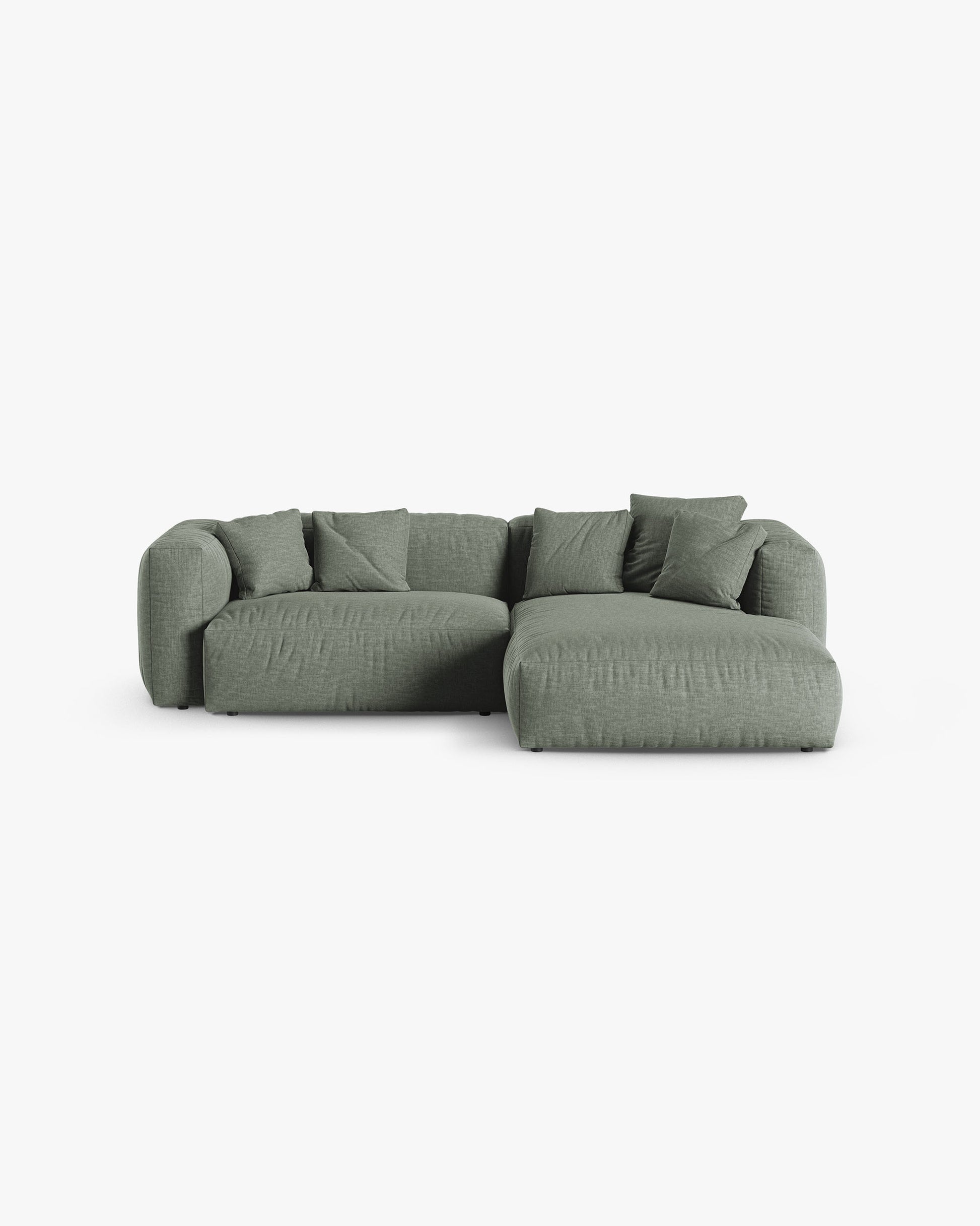 Martina Structured fabric (Bowagreen) / Moss green 0
