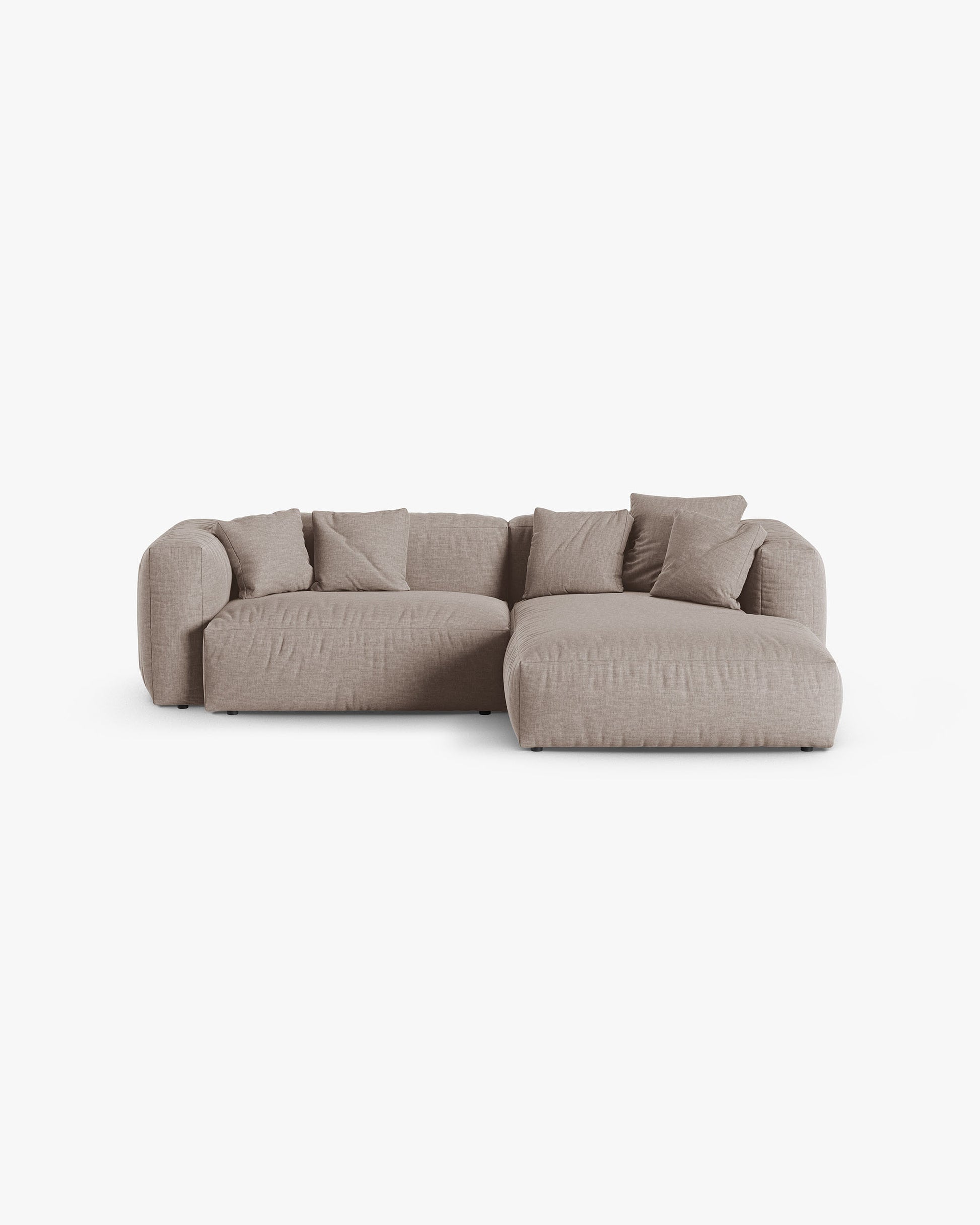 Martina Structured fabric (Botruf) / Dark beige 0