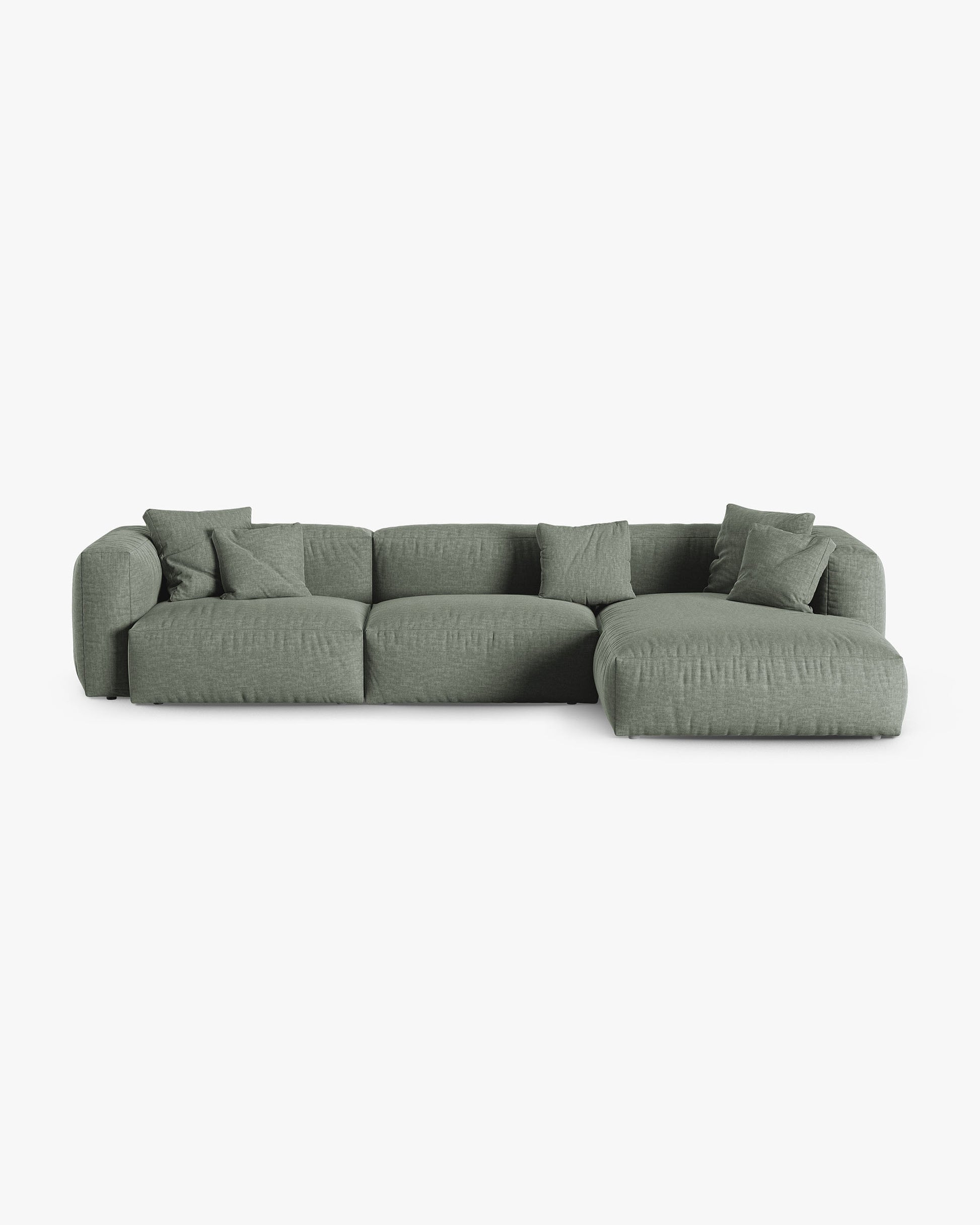 Martina Structured fabric (Bowagreen) / Moss green 0