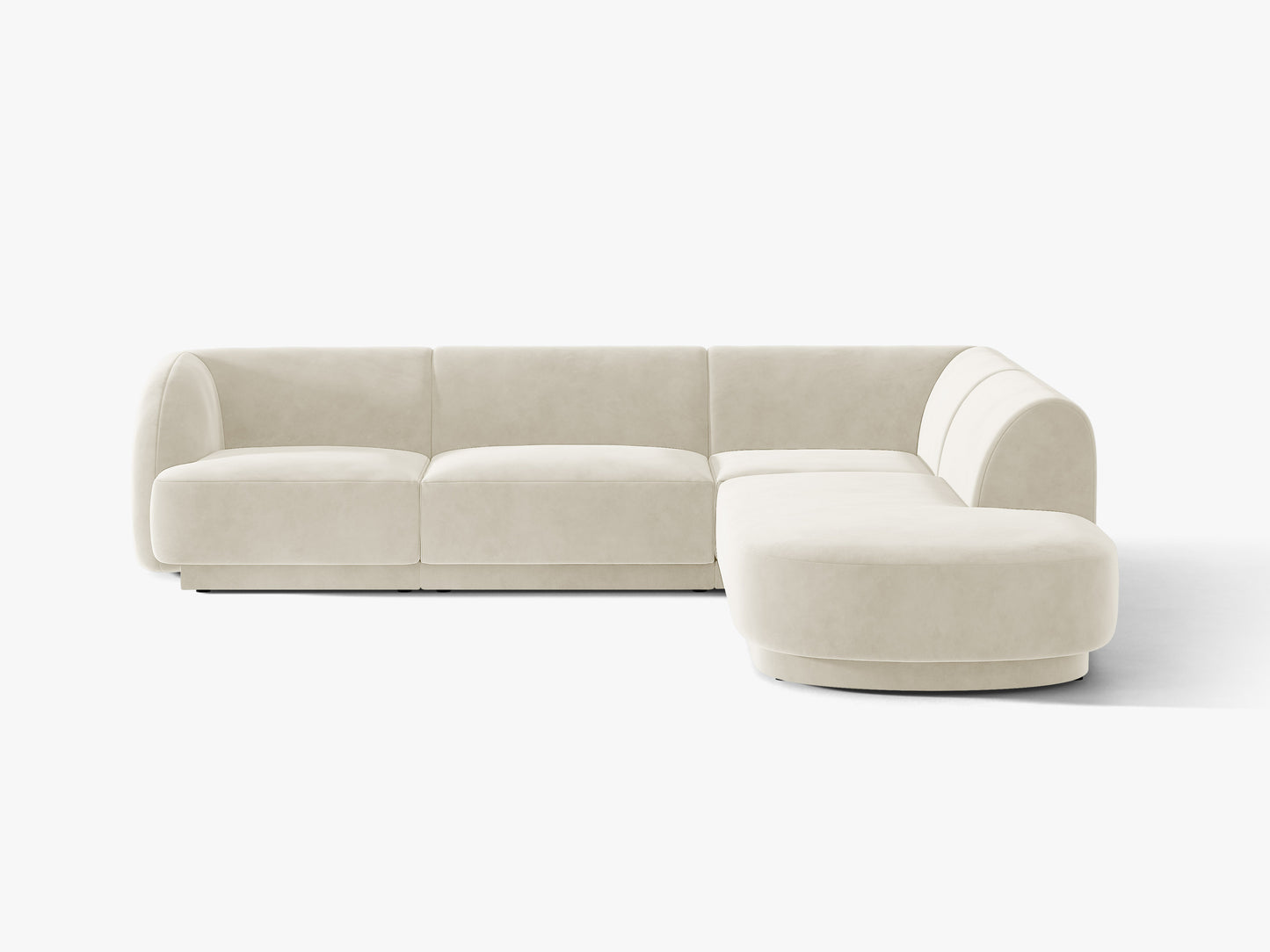 Miley Velvet (Blu22) / Light beige 0