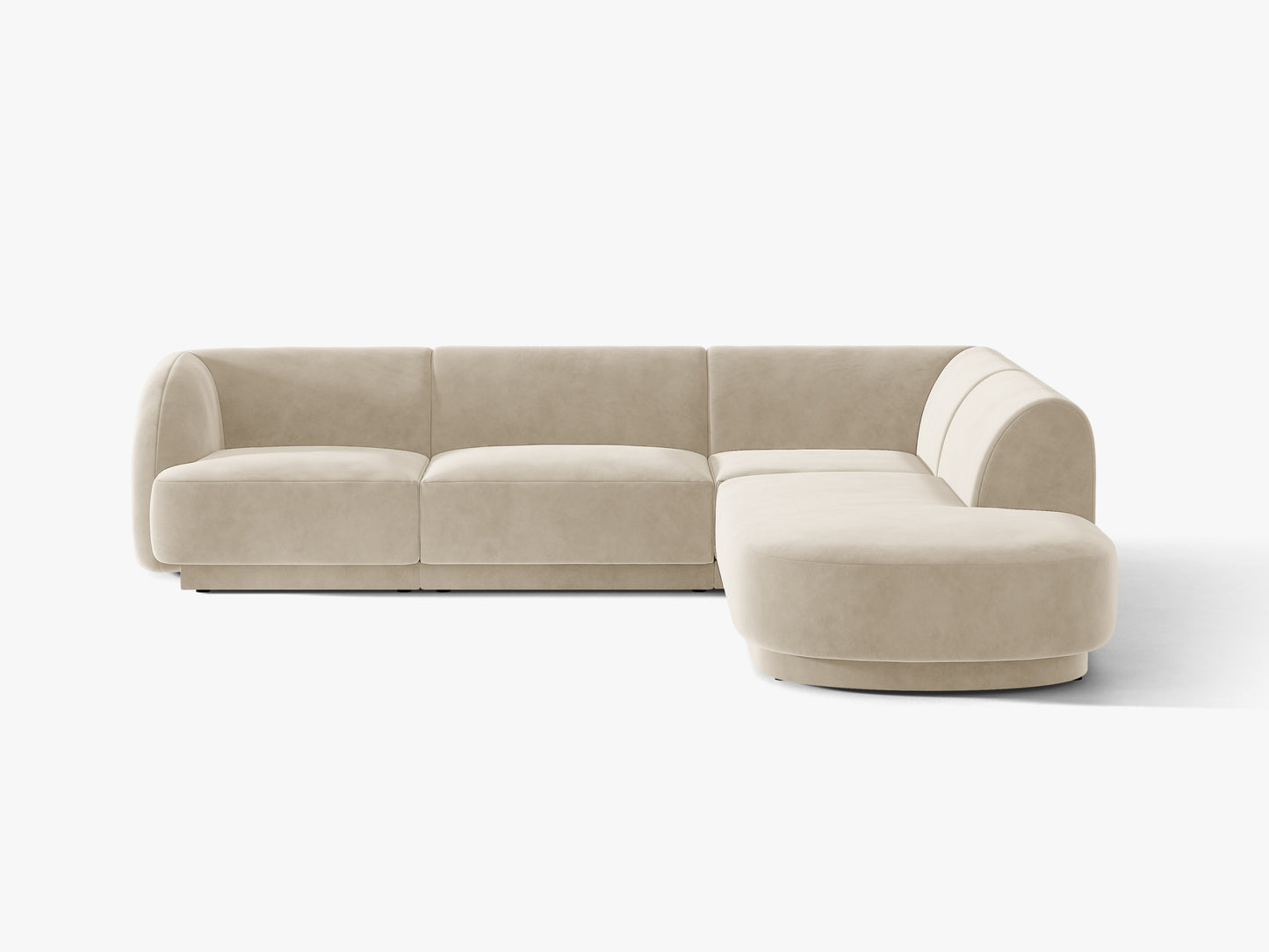 Miley Velvet (Blu30) / Dark beige 0
