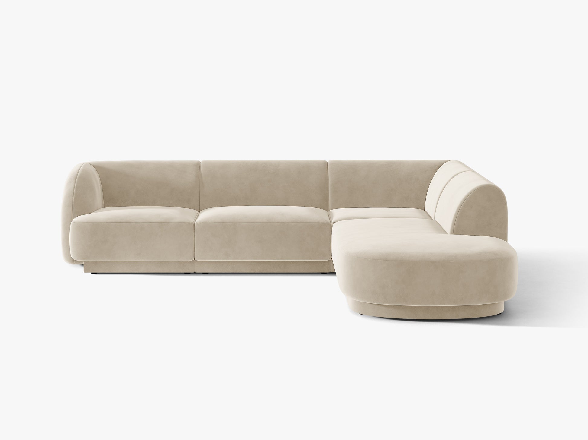 Miley Velvet (Blu30) / Dark beige 0