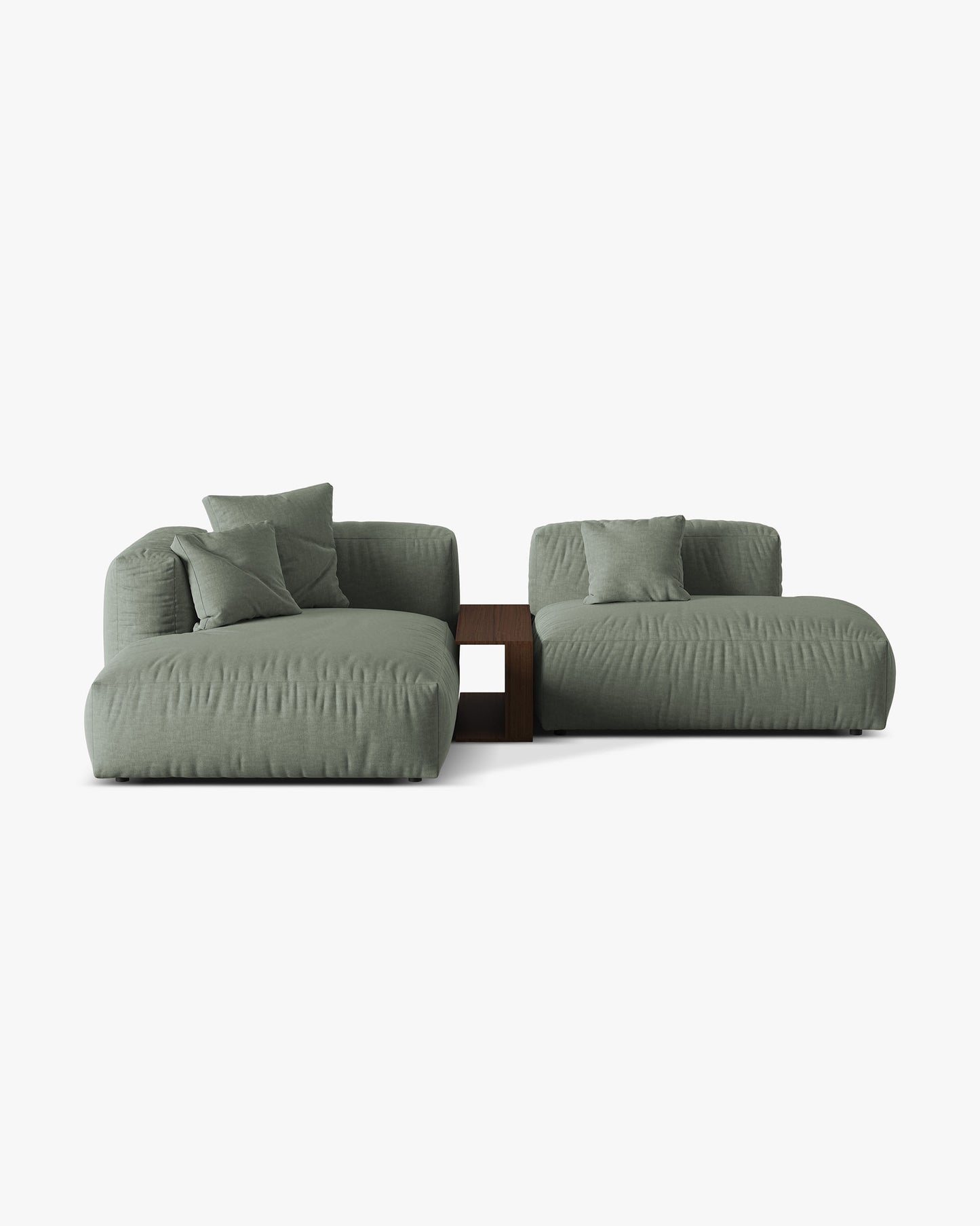 Martina Structured fabric (Bowagreen) / Moss green 0