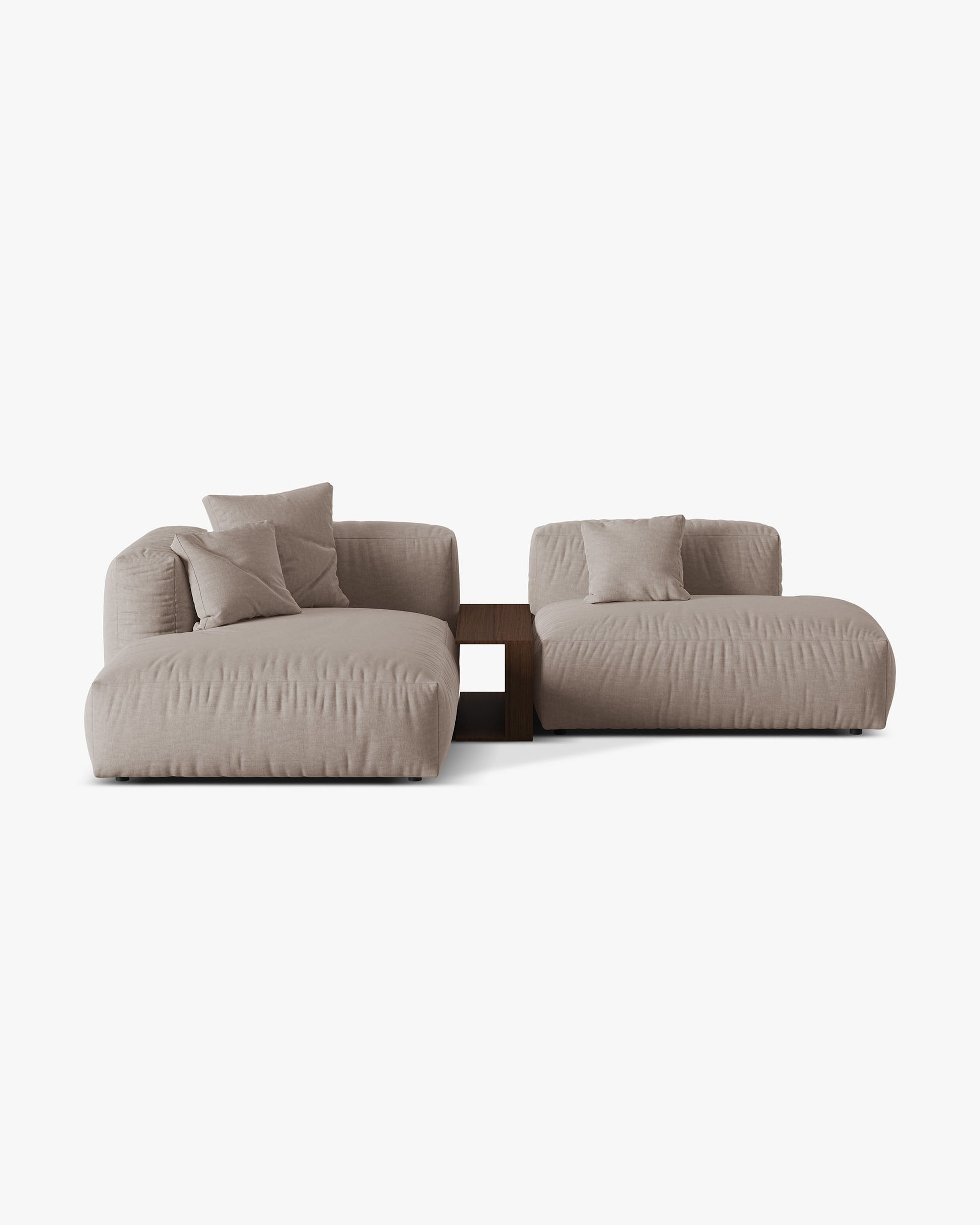 Martina Structured fabric (Botruf) / Dark beige 0