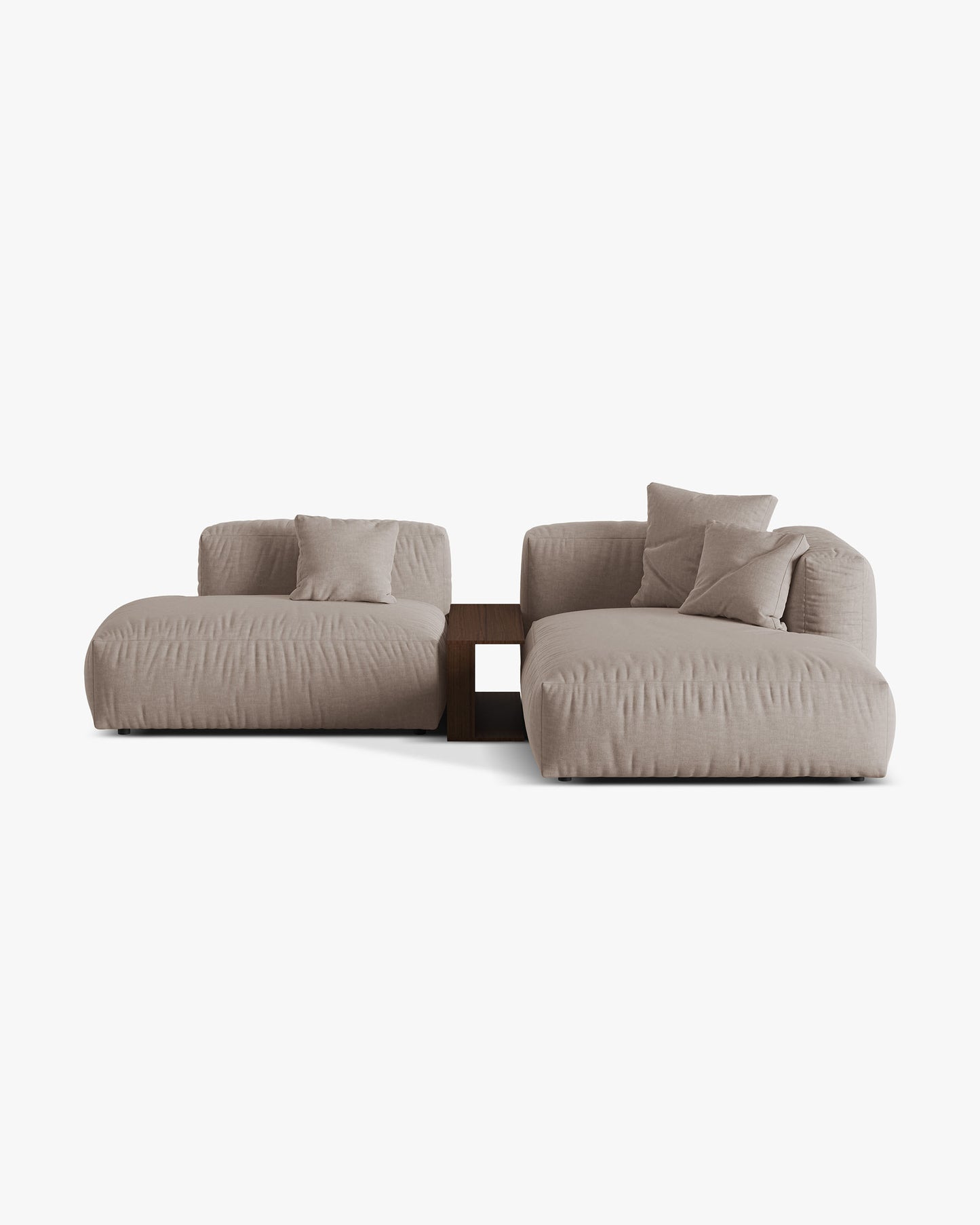 Martina Structured fabric (Botruf) / Dark beige 0