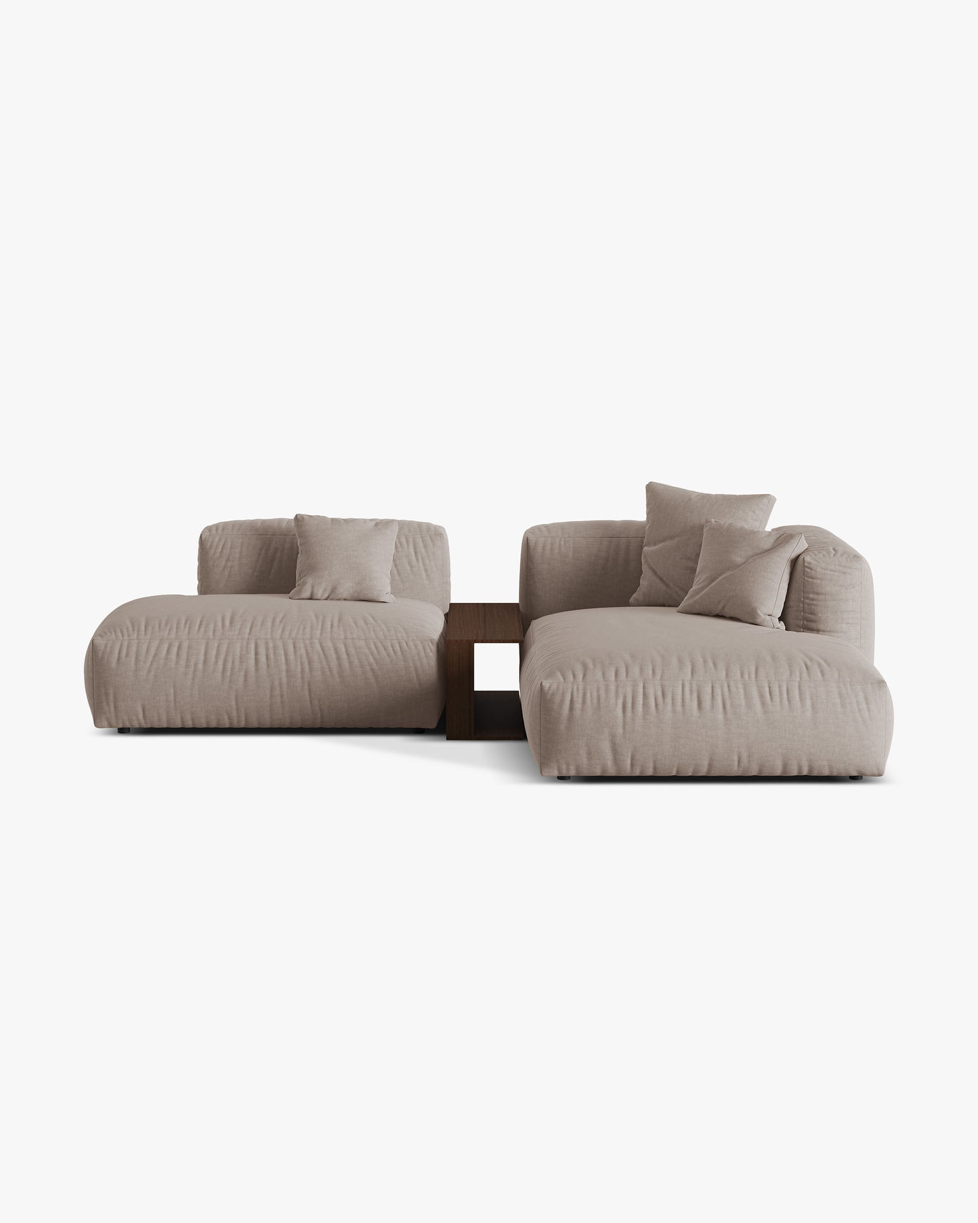 Martina Structured fabric (Botruf) / Dark beige 0