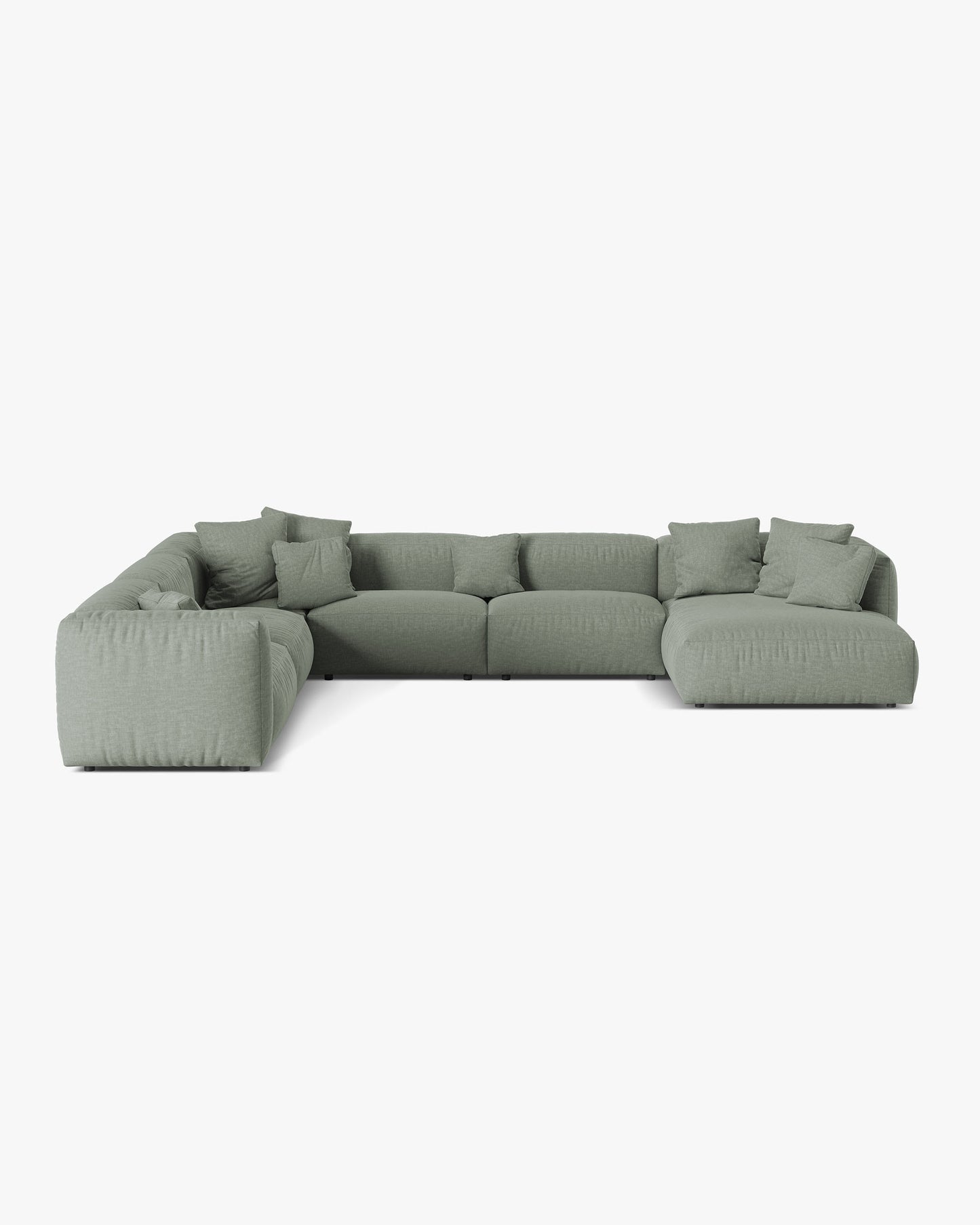 Martina Structured fabric (Bowagreen) / Moss green 0