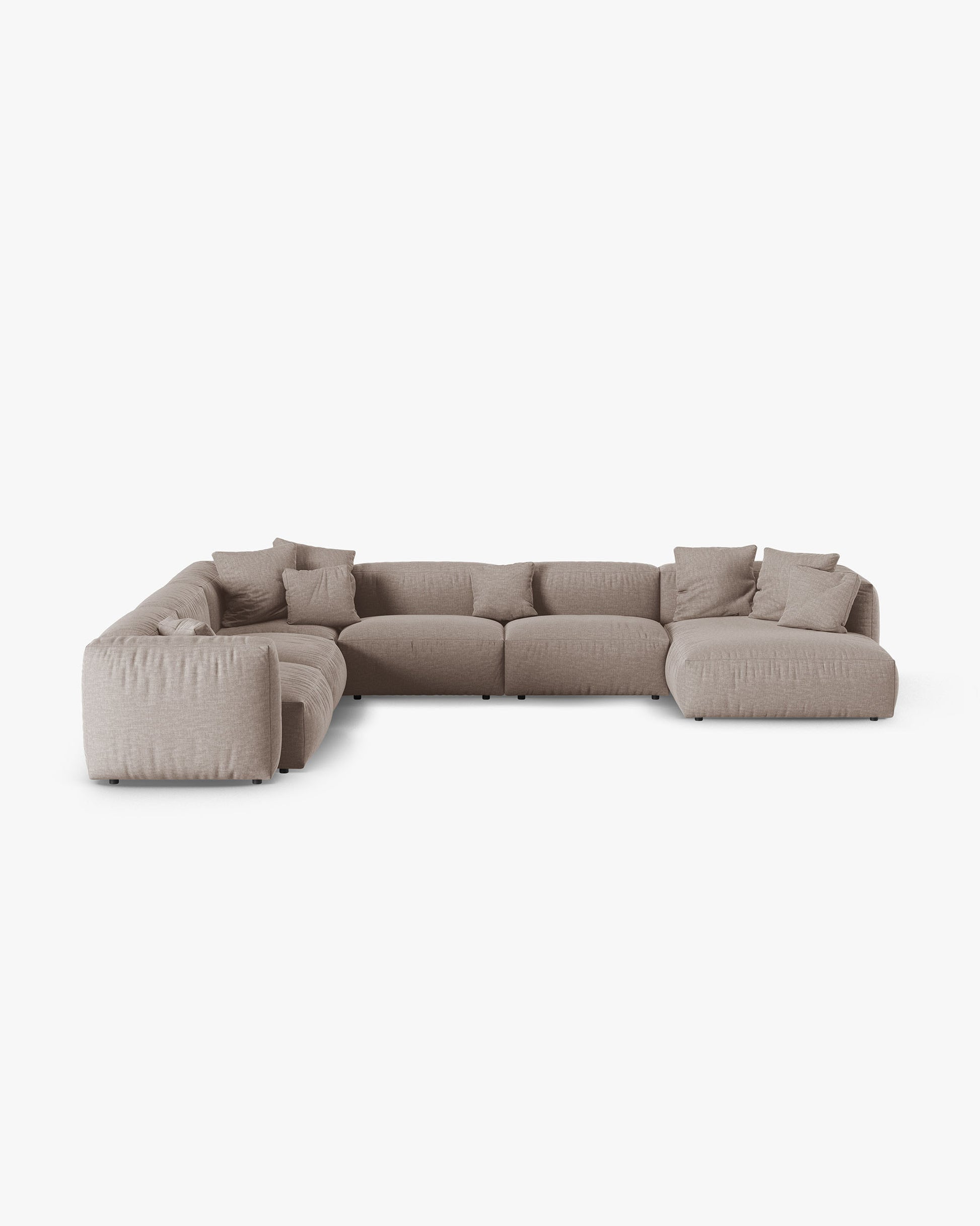 Martina Structured fabric (Botruf) / Dark beige 0