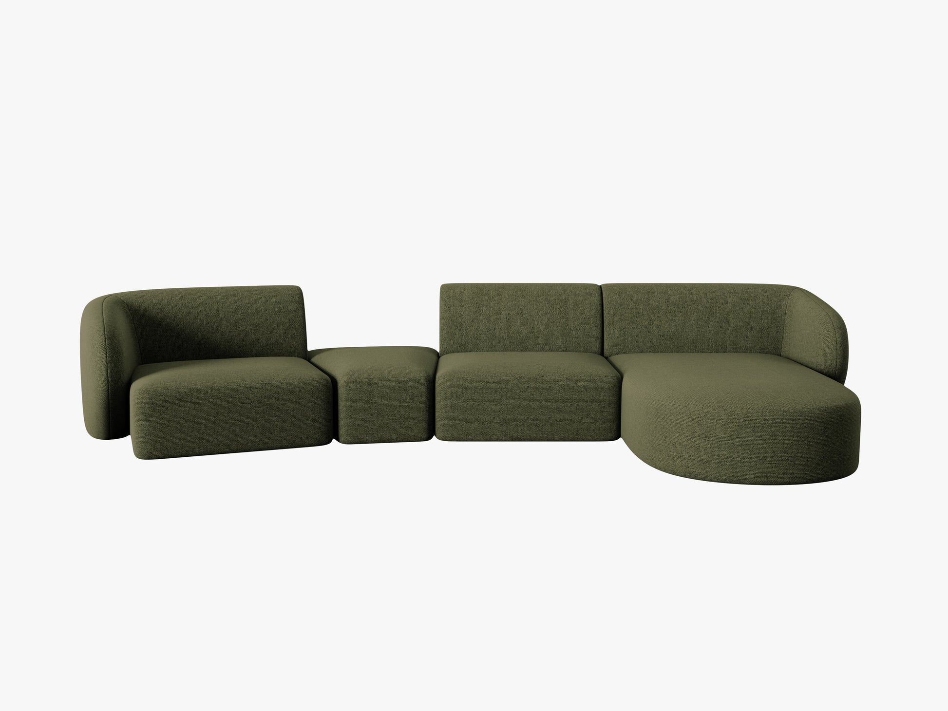 Shane Chenille (Leg10) / Green melange 0