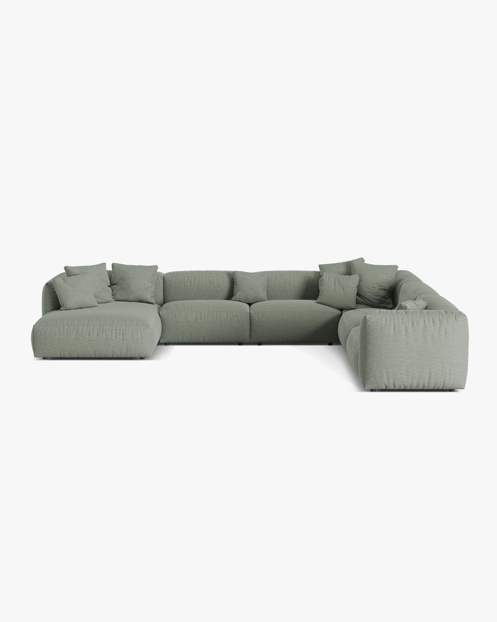 Martina Structured fabric (Bowagreen) / Moss green 0