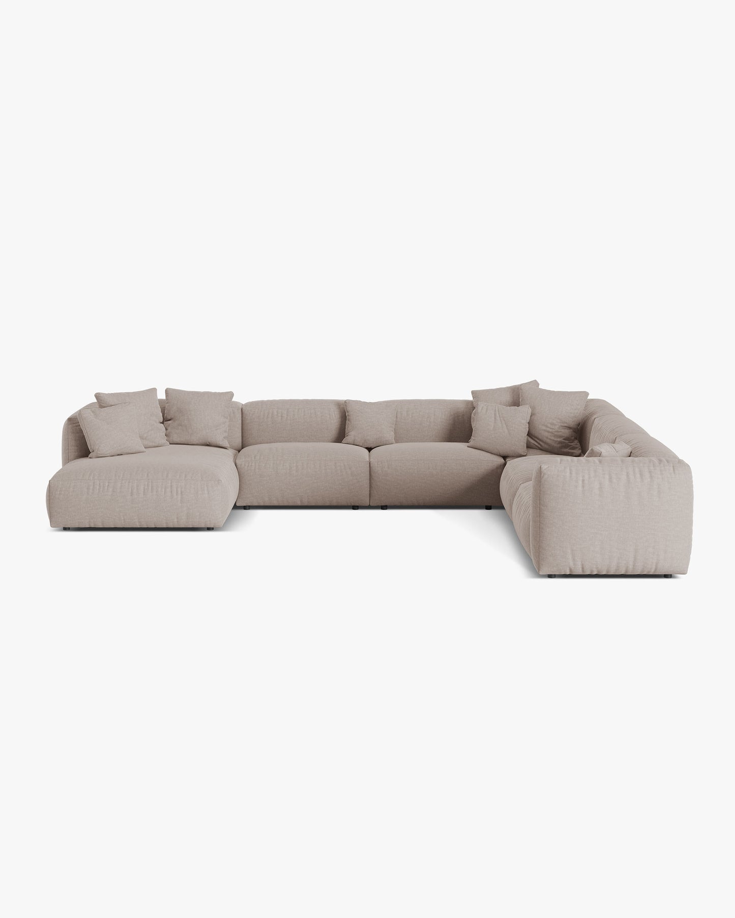Martina Structured fabric (Botruf) / Dark beige 0