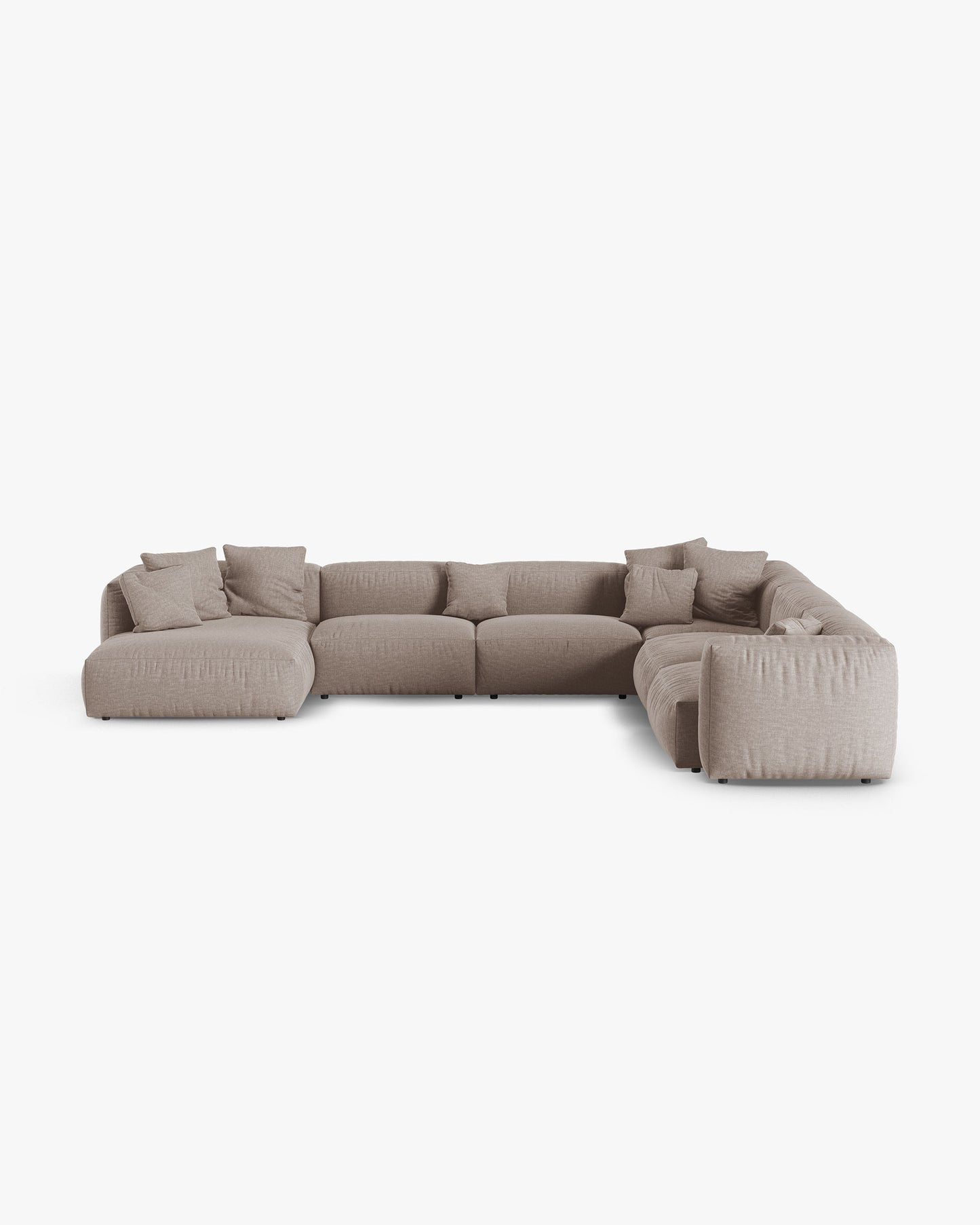 Martina Structured fabric (Botruf) / Dark beige 0