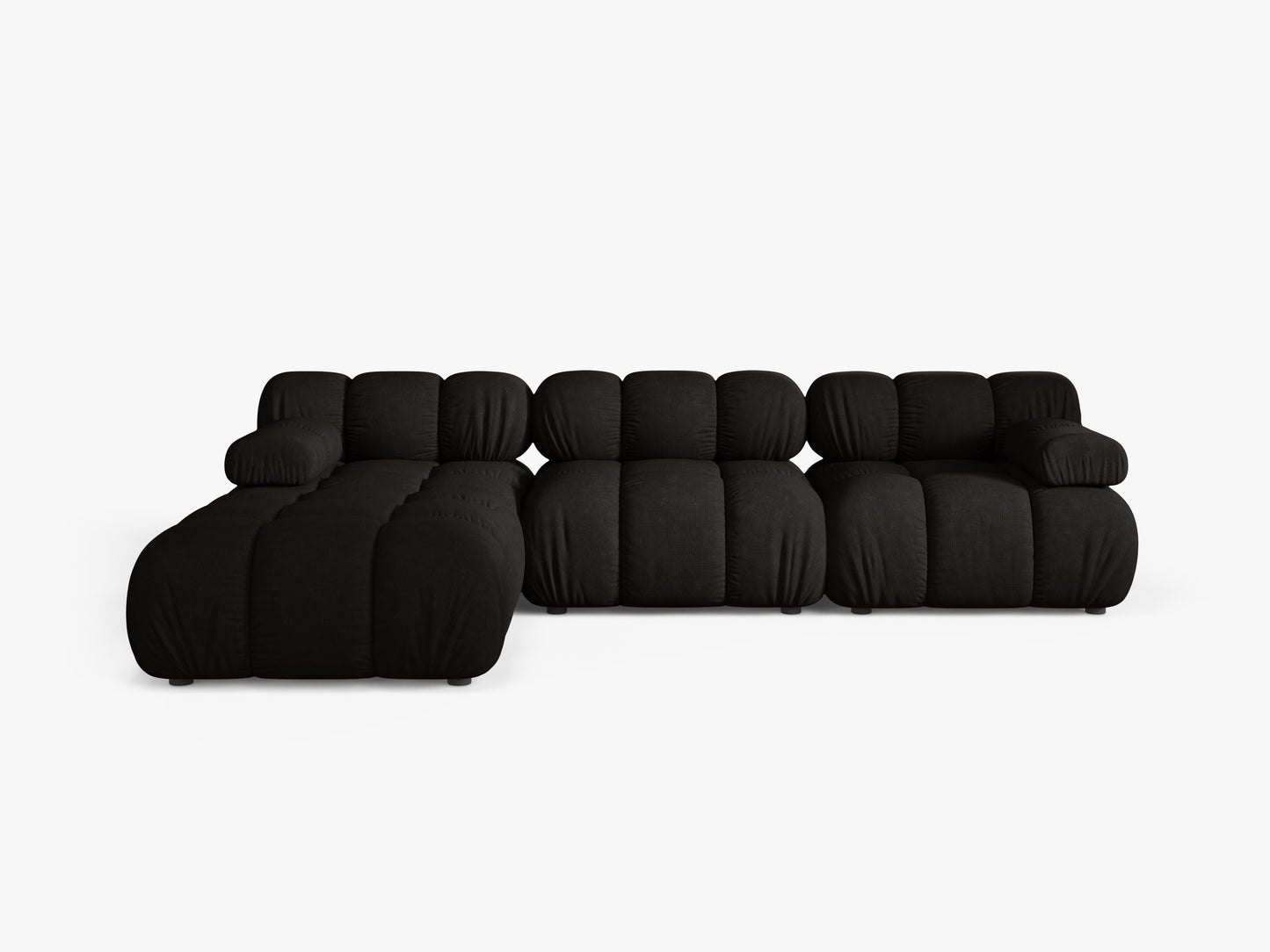 Bellis Structured fabric (Lib22) / Black 0