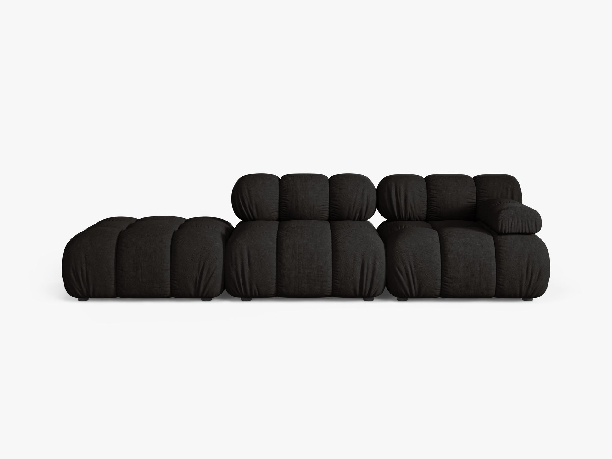 Bellis Structured fabric (Lib22) / Black 0