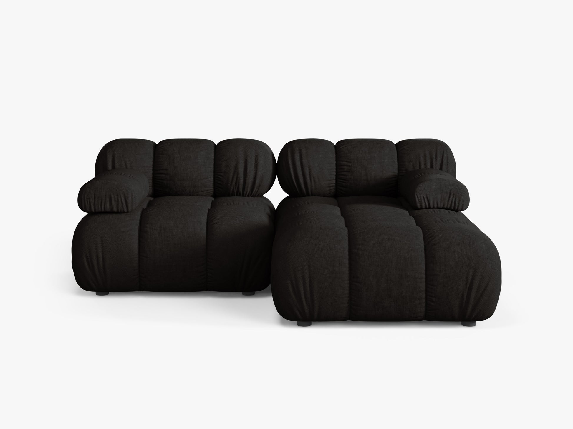 Bellis Structured fabric (Lib22) / Black 0