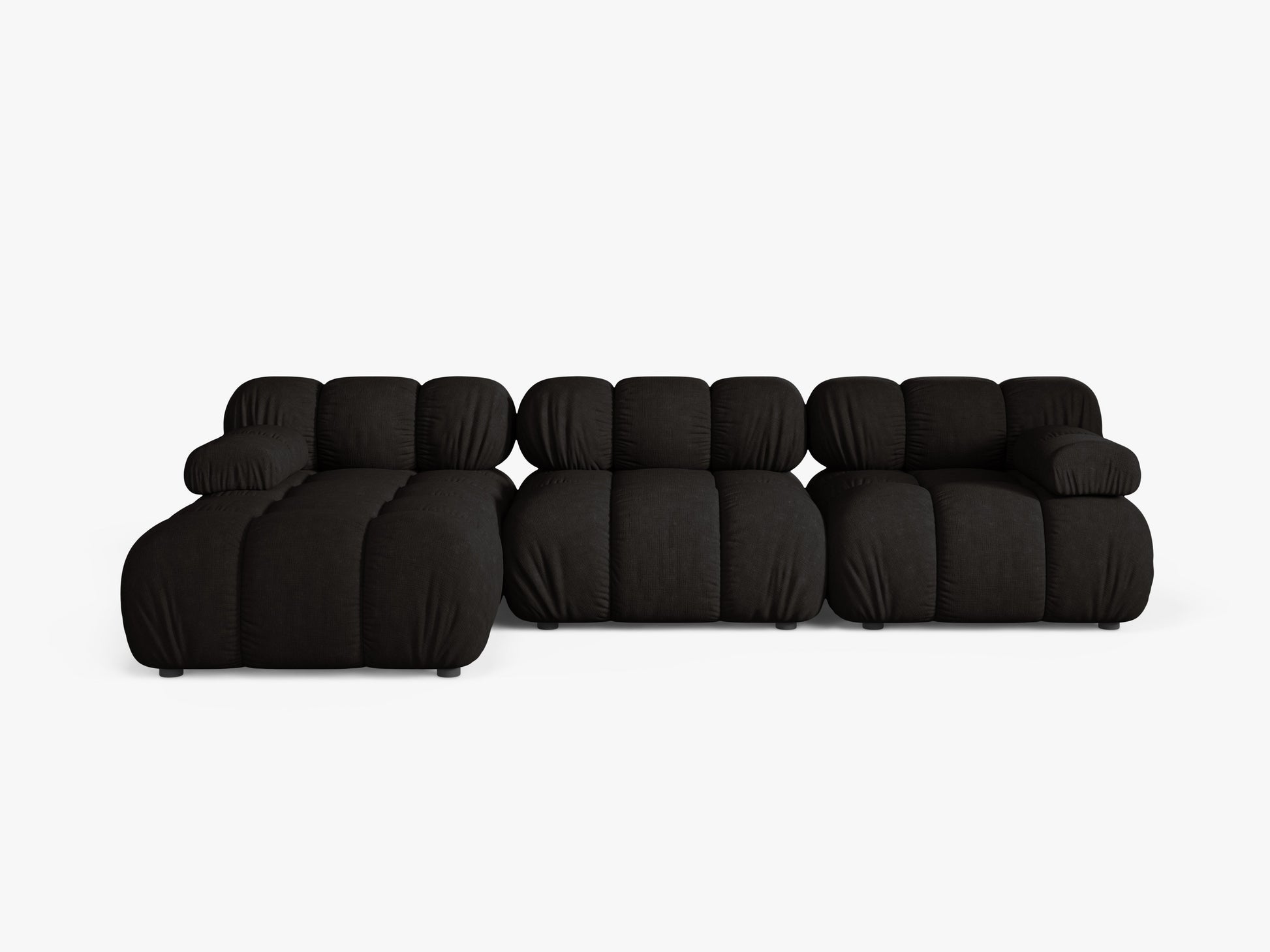 Bellis Structured fabric (Lib22) / Black 0