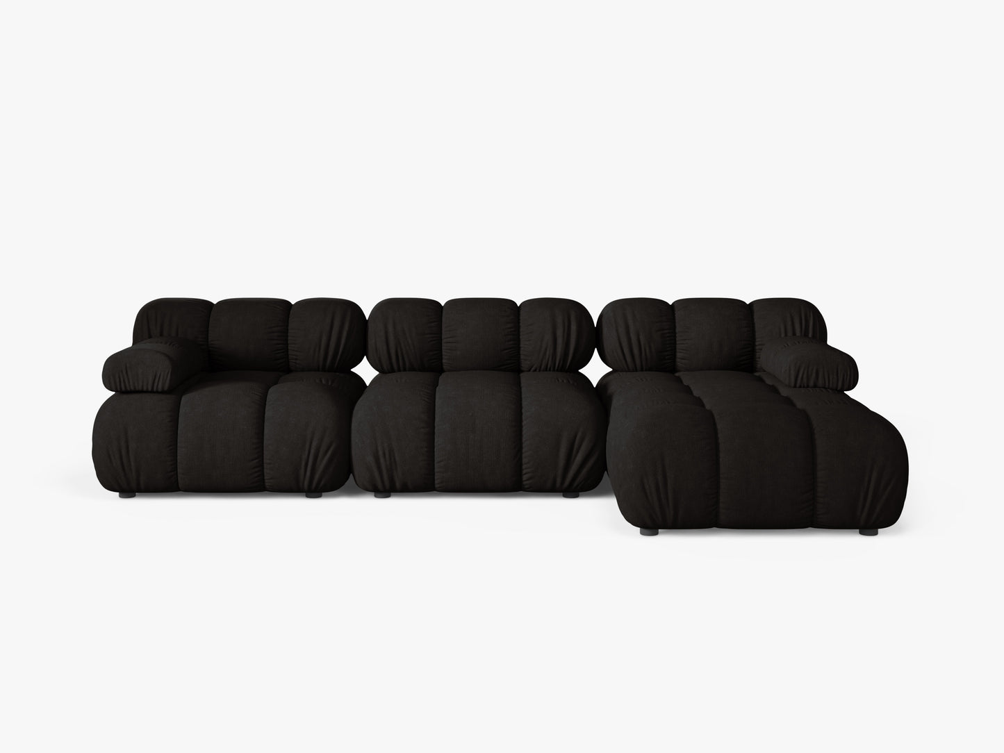 Bellis Structured fabric (Lib22) / Black 0