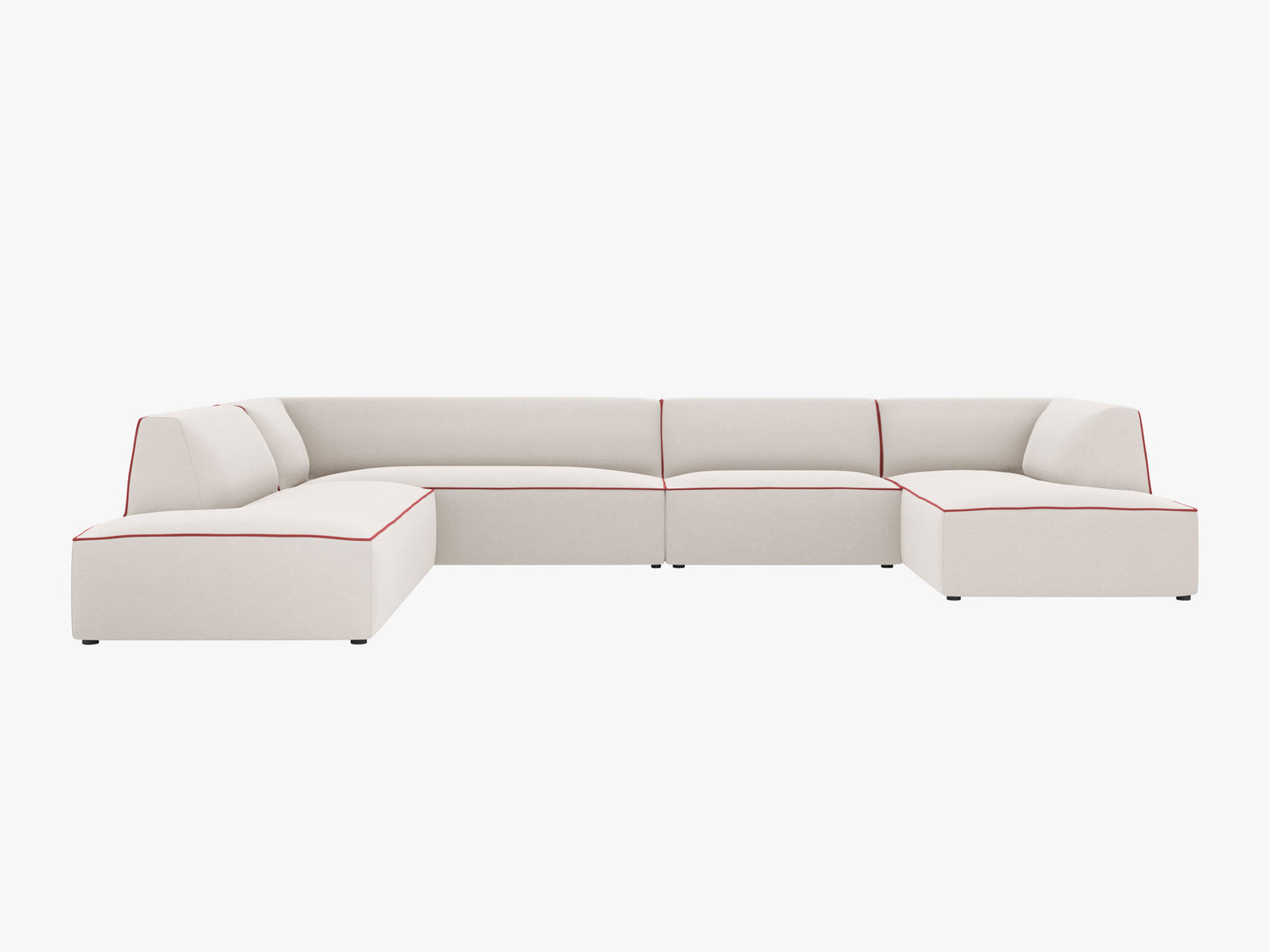 Ruby Structured fabric (Mol04) / Structured fabric (Mol55) / Grey beige melange / Terracotta 0