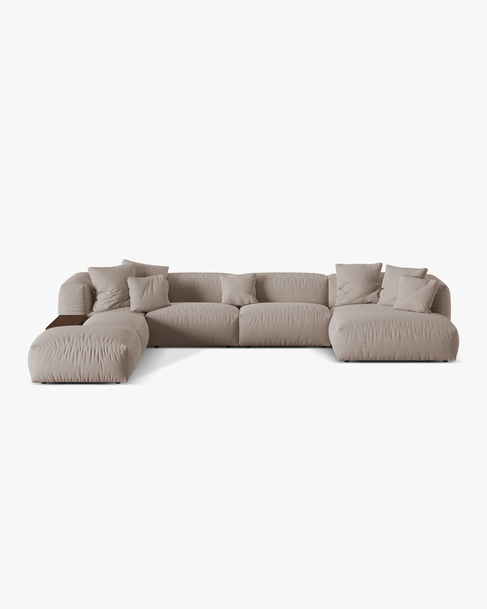 Martina Structured fabric (Botruf) / Dark beige 0