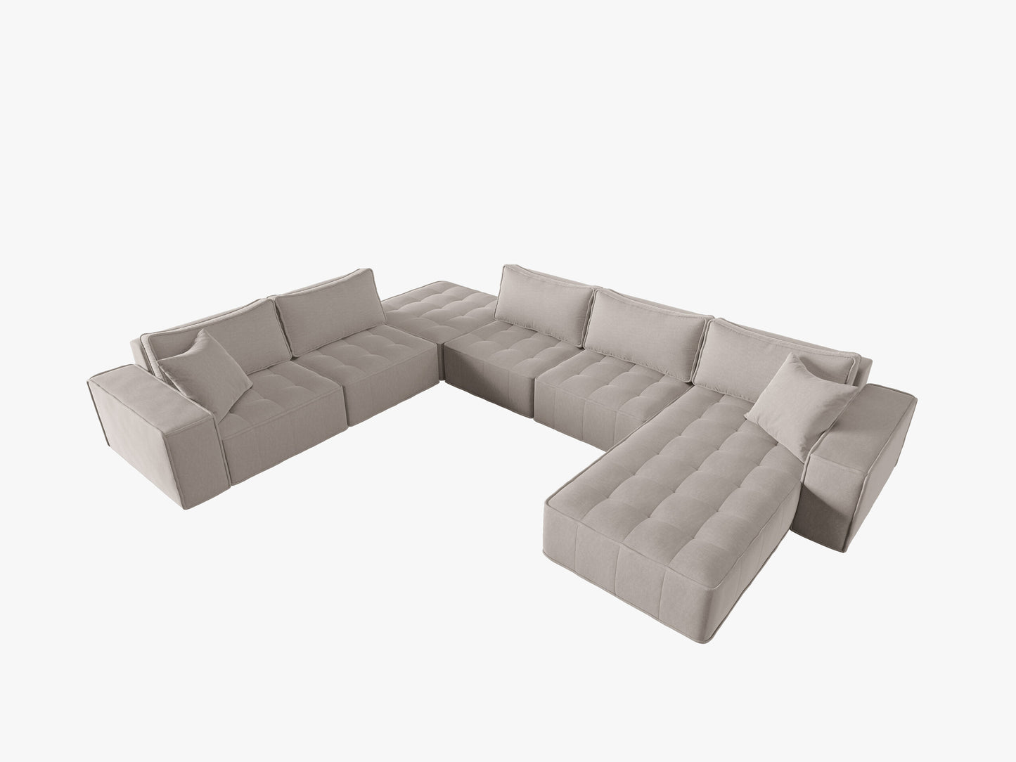 Mike Structured fabric (Boligre) / Light grey 0