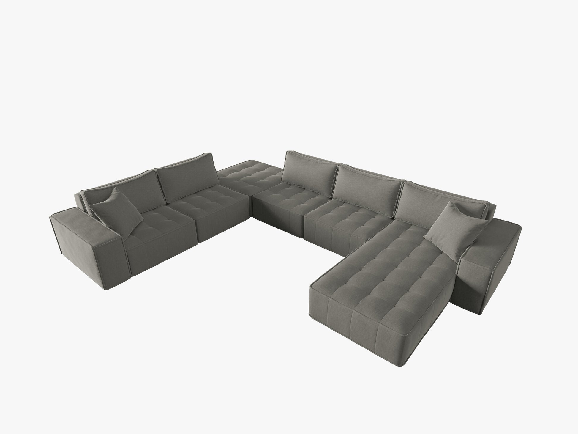 Mike Structured fabric (Boash) / Grey 0