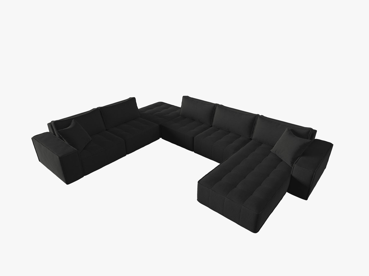 Mike Structured fabric (Boblack) / Black 0