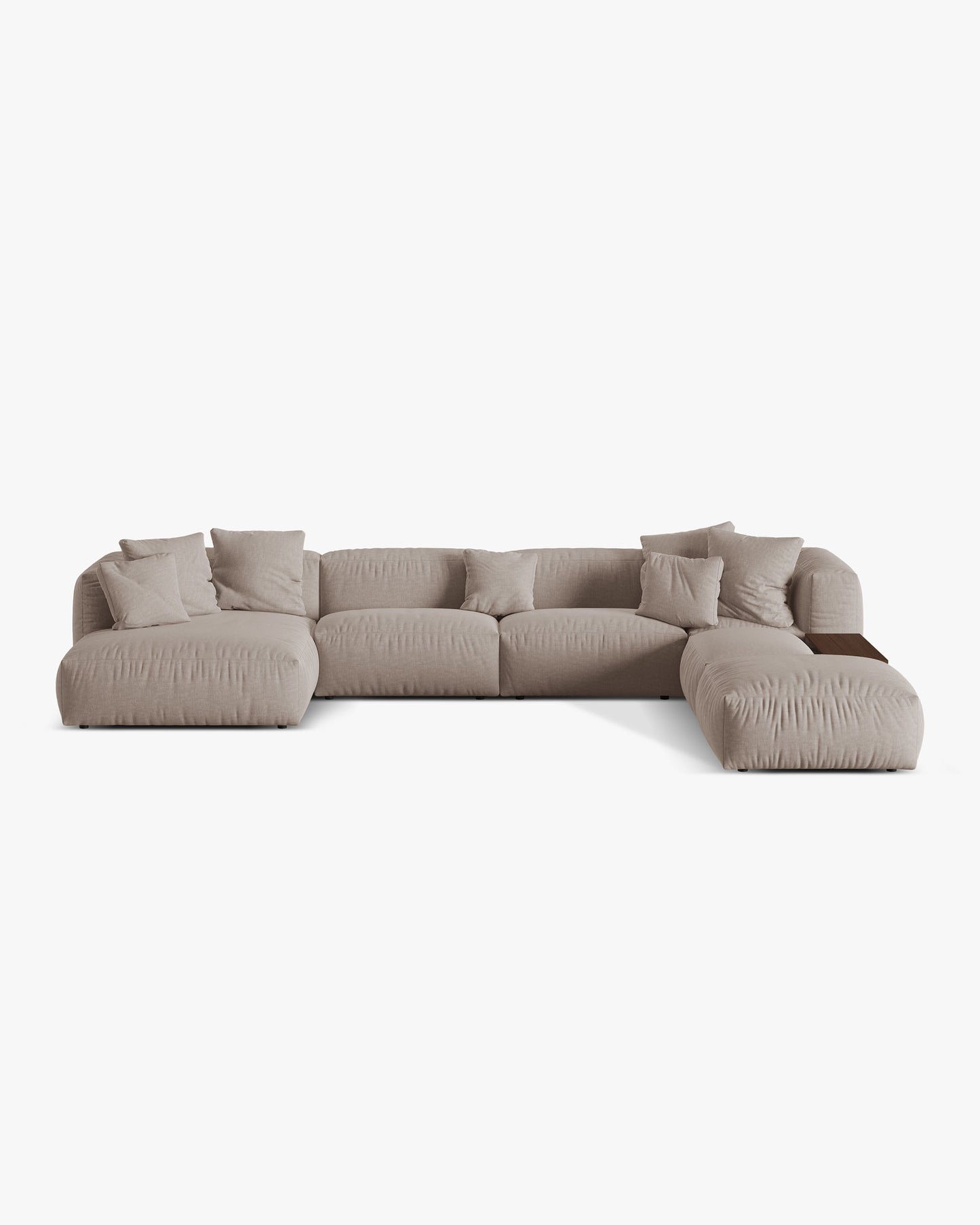 Martina Structured fabric (Botruf) / Dark beige 0