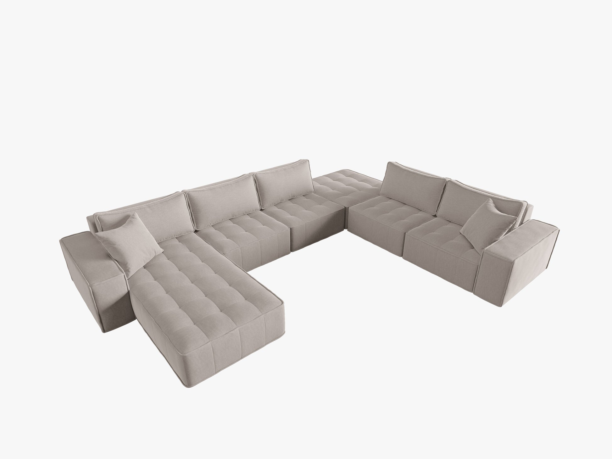 Mike Structured fabric (Boligre) / Light grey 0