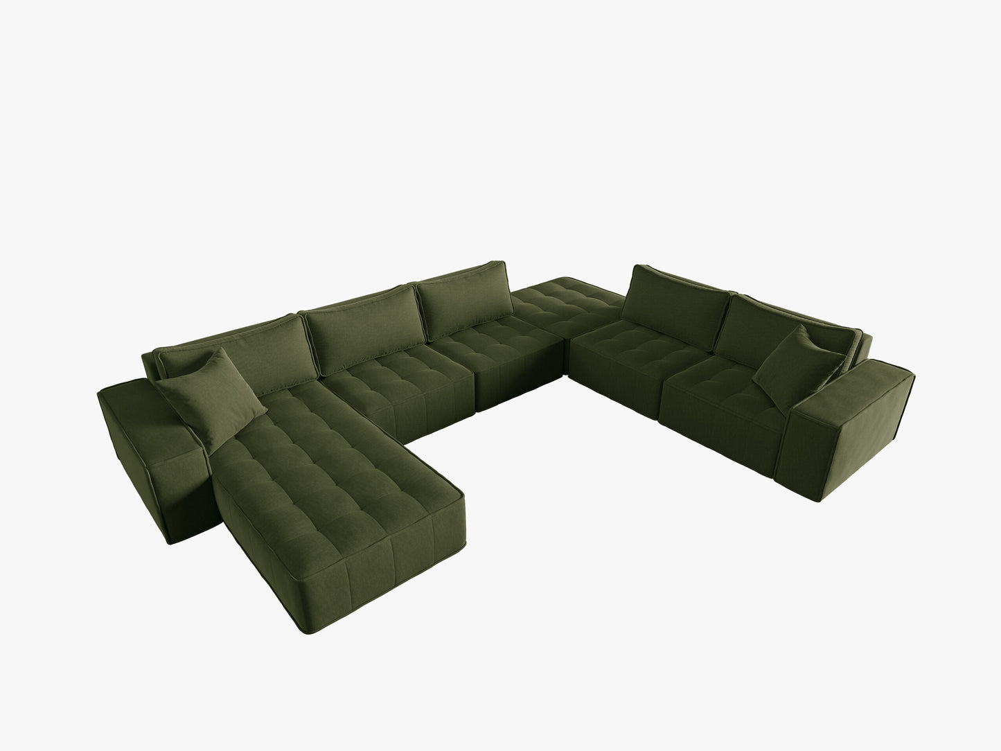 Mike Structured fabric (Bofores) / Green 0