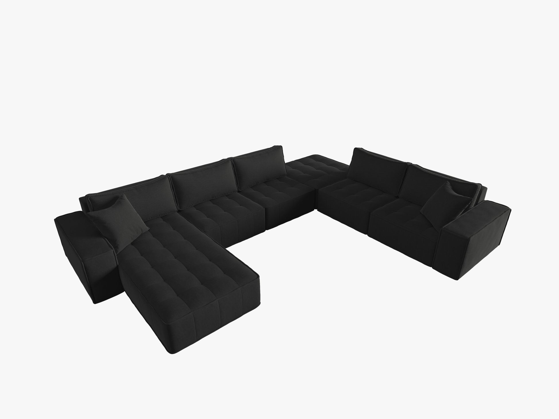 Mike Structured fabric (Boblack) / Black 0