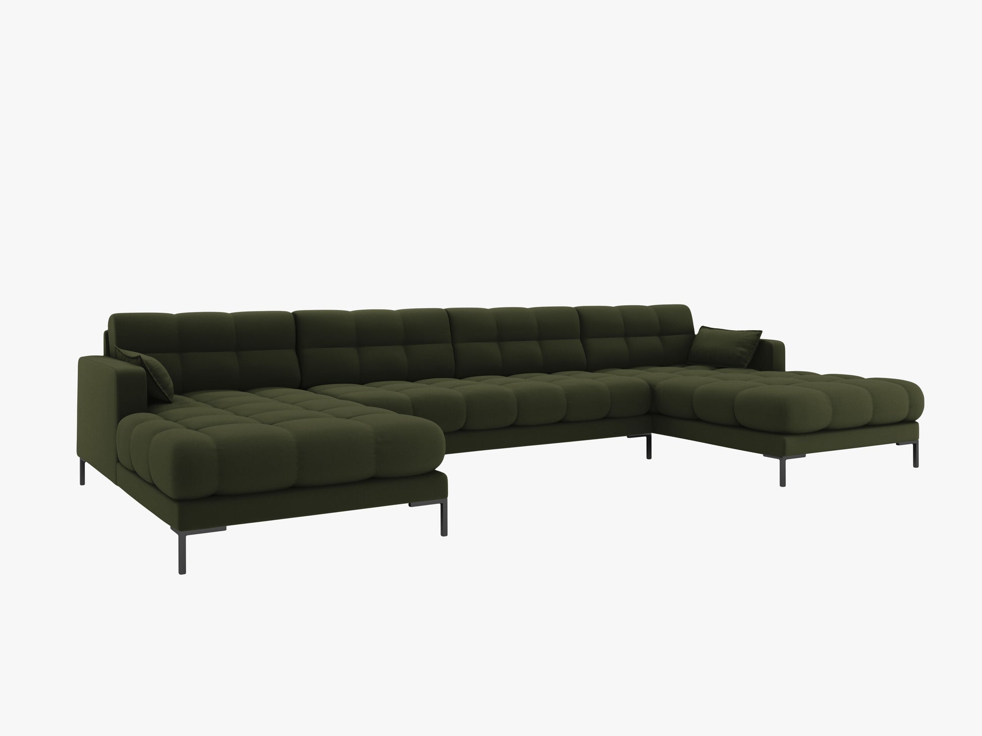 Mamaia Structured Fabric (Nev39) / Dark Green 0